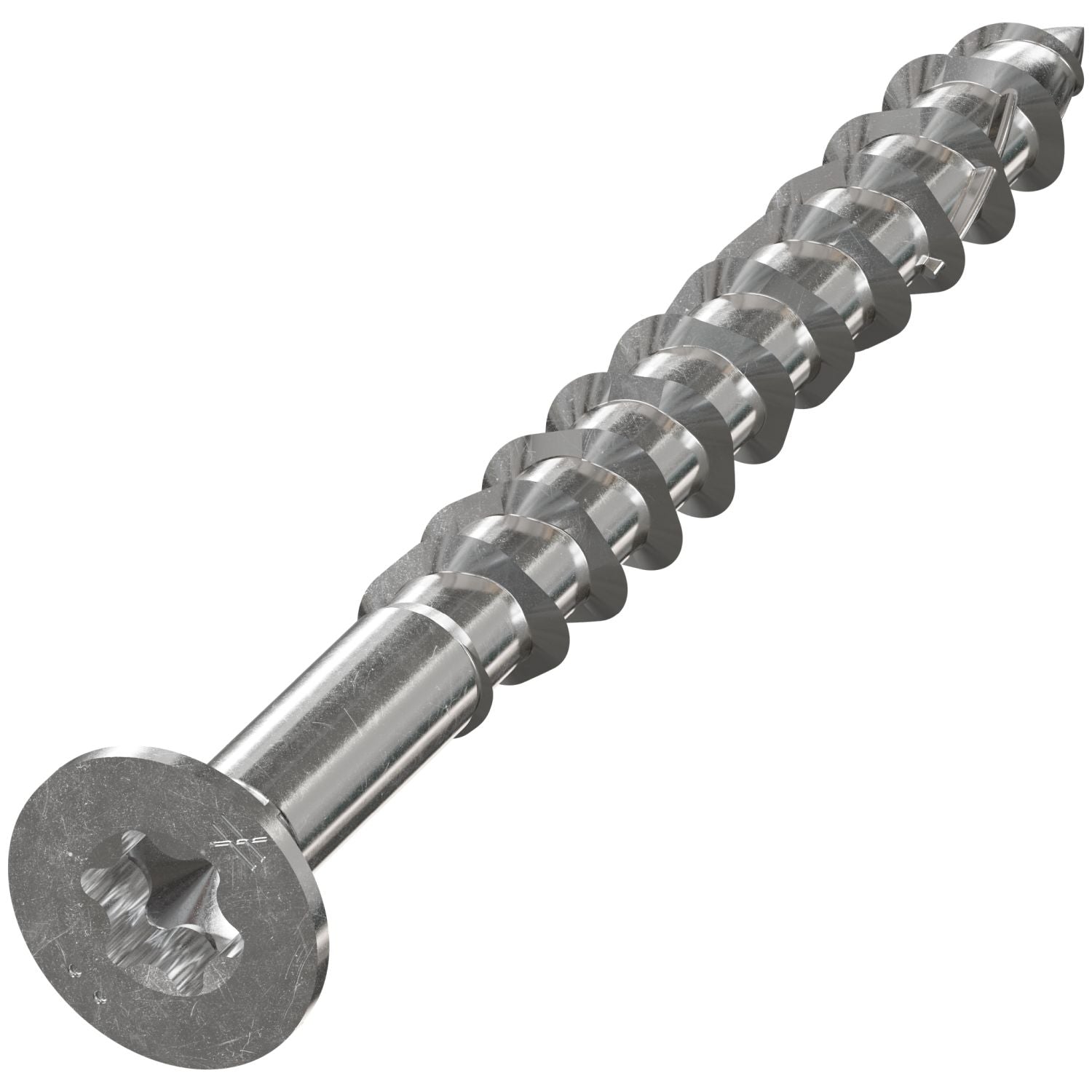 Simpson Strong-Tie SSDWP212S316 Deck-Drive DWP WOOD SS Screw (Collated),  #10 x 2-1/2-in. T25 6-Lobe Type 316, 1500-Pack