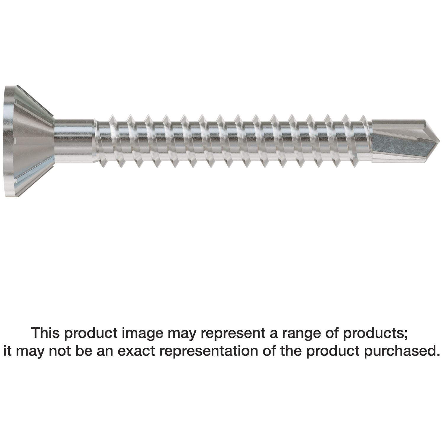 Simpson Strong-Tie SSFHSD112S1016 FHSD Wood-to-CFS Screw (Collated),  #10 x 1-1/2-in. #2SQ, Flat Head, Type 410, 1000-Pack