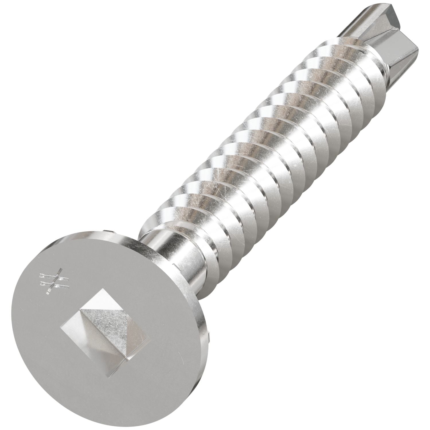 Simpson Strong-Tie SSFHSD112S1016 FHSD Wood-to-CFS Screw (Collated),  #10 x 1-1/2-in. #2SQ, Flat Head, Type 410, 1000-Pack