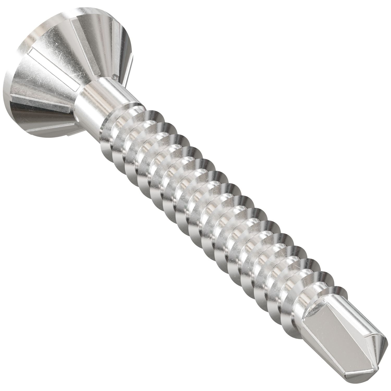 Simpson Strong-Tie SSFHSD112S1016 FHSD Wood-to-CFS Screw (Collated),  #10 x 1-1/2-in. #2SQ, Flat Head, Type 410, 1000-Pack