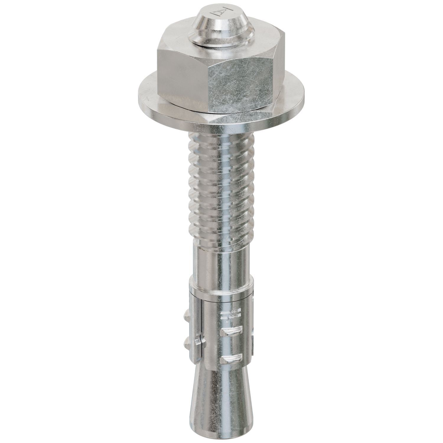 Simpson Strong-Tie STB2-25134S6F100 Strong-Bolt 2,  1/4-in. x 1-3/4-in. Type 316 Stainless-Steel Wedge Anchor, Fully Assembled, 100-Pack