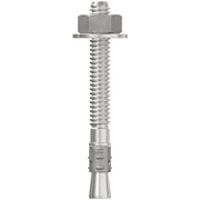 Simpson Strong-Tie STB2-25214S6F100 Strong-Bolt 2,  1/4-in. x 2-1/4-in. Type 316 Stainless-Steel Wedge Anchor, Fully Assembled, 100-Pack