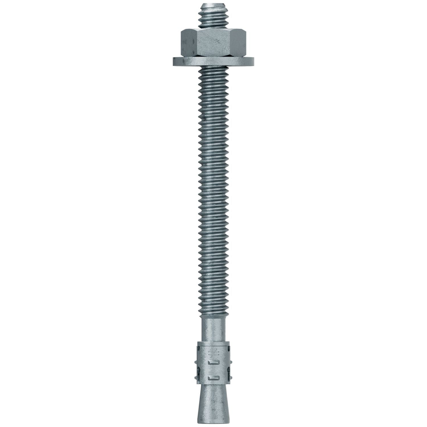 Simpson Strong-Tie STB2-25314MGF100 Strong-Bolt 2,  1/4-in. x 3-1/4-in. Mechanically Galvanized Wedge Anchor, Fully Assembled, 100-Pack