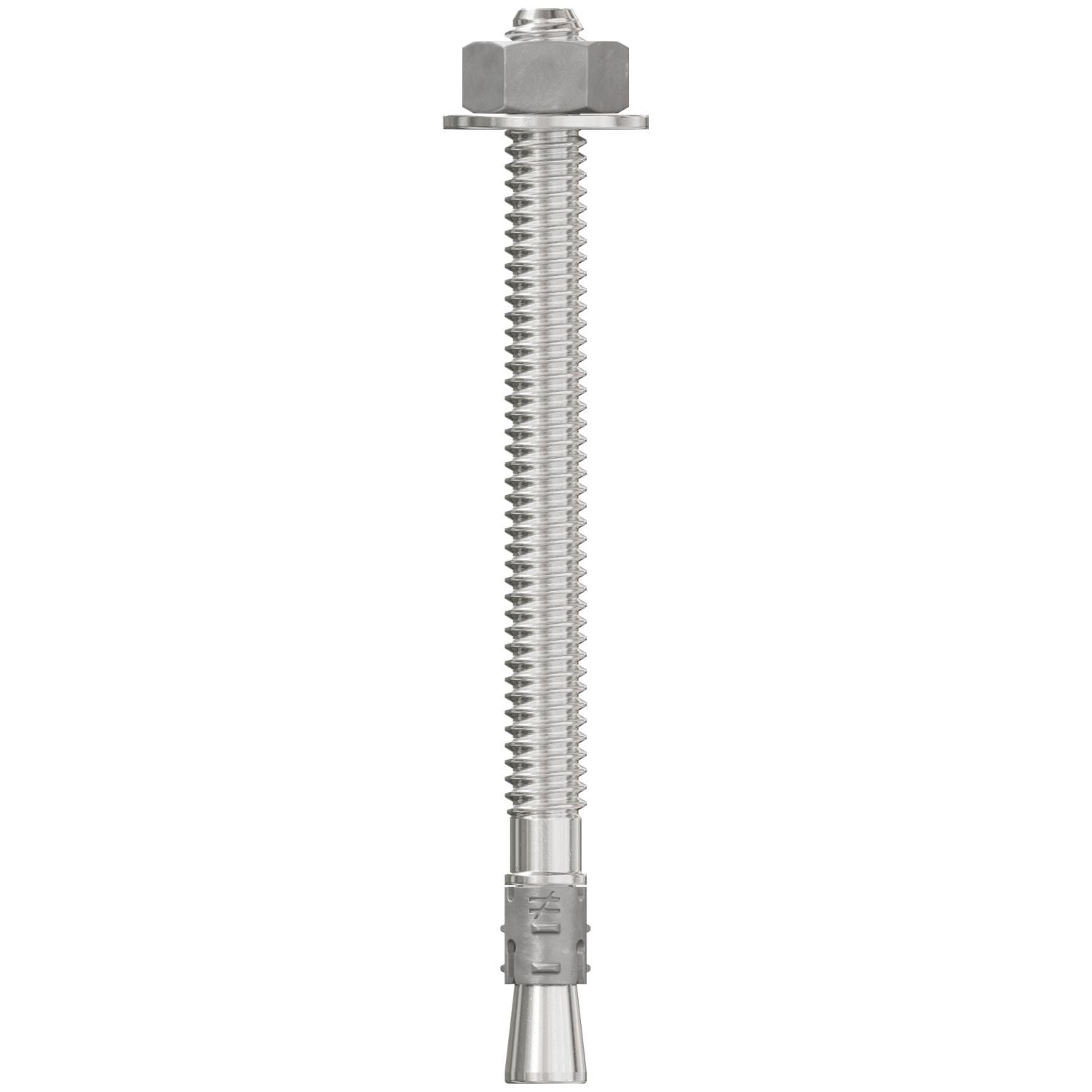Simpson Strong-Tie STB2-25314S4F100 Strong-Bolt 2,  1/4-in. x 3-1/4-in. Type 304 Stainless-Steel Wedge Anchor, Fully Assembled, 100-Pack
