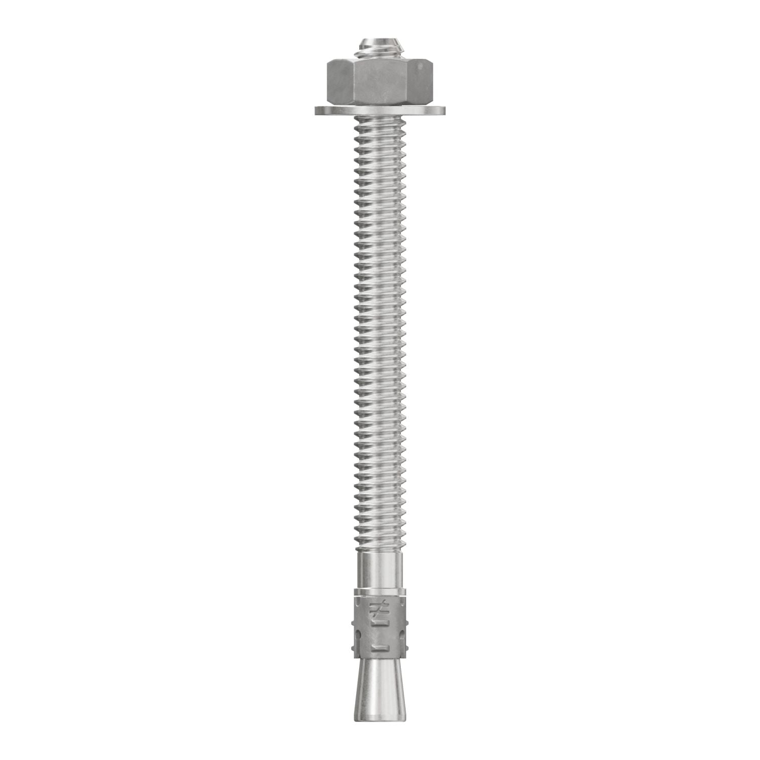 Simpson Strong-Tie STB2-25314S6F100 Strong-Bolt 2,  1/4-in. x 3-1/4-in. Type 316 Stainless-Steel Wedge Anchor, Fully Assembled, 100-Pack