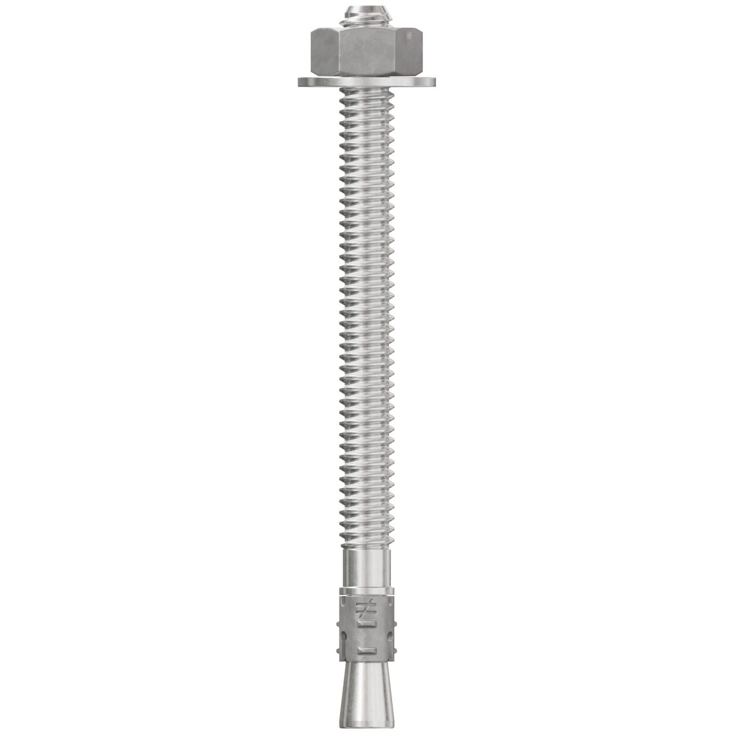 Simpson Strong-Tie STB2-25314S6F100 Strong-Bolt 2,  1/4-in. x 3-1/4-in. Type 316 Stainless-Steel Wedge Anchor, Fully Assembled, 100-Pack