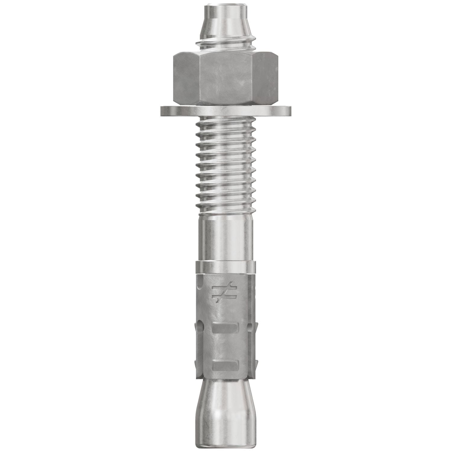 Simpson Strong-Tie STB2-37234S6F50 Strong-Bolt 2,  3/8-in. x 2-3/4-in. Type 316 Stainless-Steel Wedge Anchor, Fully Assembled, 50-Pack