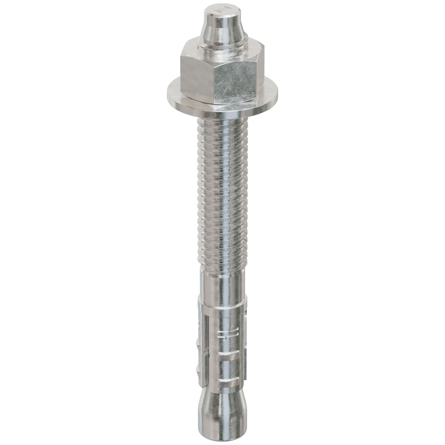 Simpson Strong-Tie STB2-37312S6F50 Strong-Bolt 2,  3/8-in. x 3-1/2-in. Type 316 Stainless-Steel Wedge Anchor, Fully Assembled, 50-Pack
