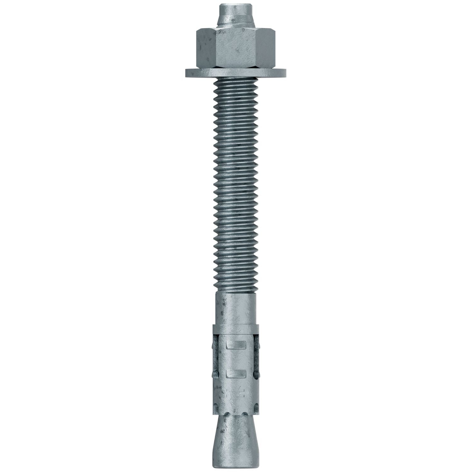 Simpson Strong-Tie STB2-37334MGF50 Strong-Bolt 2,  3/8-in. x 3-3/4-in. Mechanically Galvanized Wedge Anchor, Fully Assembled, 50-Pack