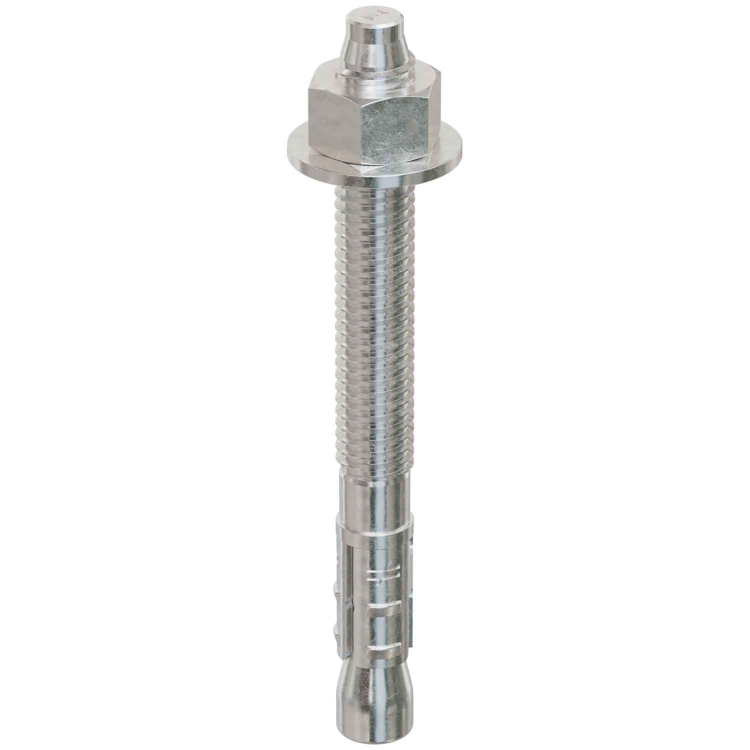 Simpson Strong-Tie STB2-37334S6F50 Strong-Bolt 2,  3/8-in. x 3-3/4-in. Type 316 Stainless-Steel Wedge Anchor, Fully Assembled, 50-Pack