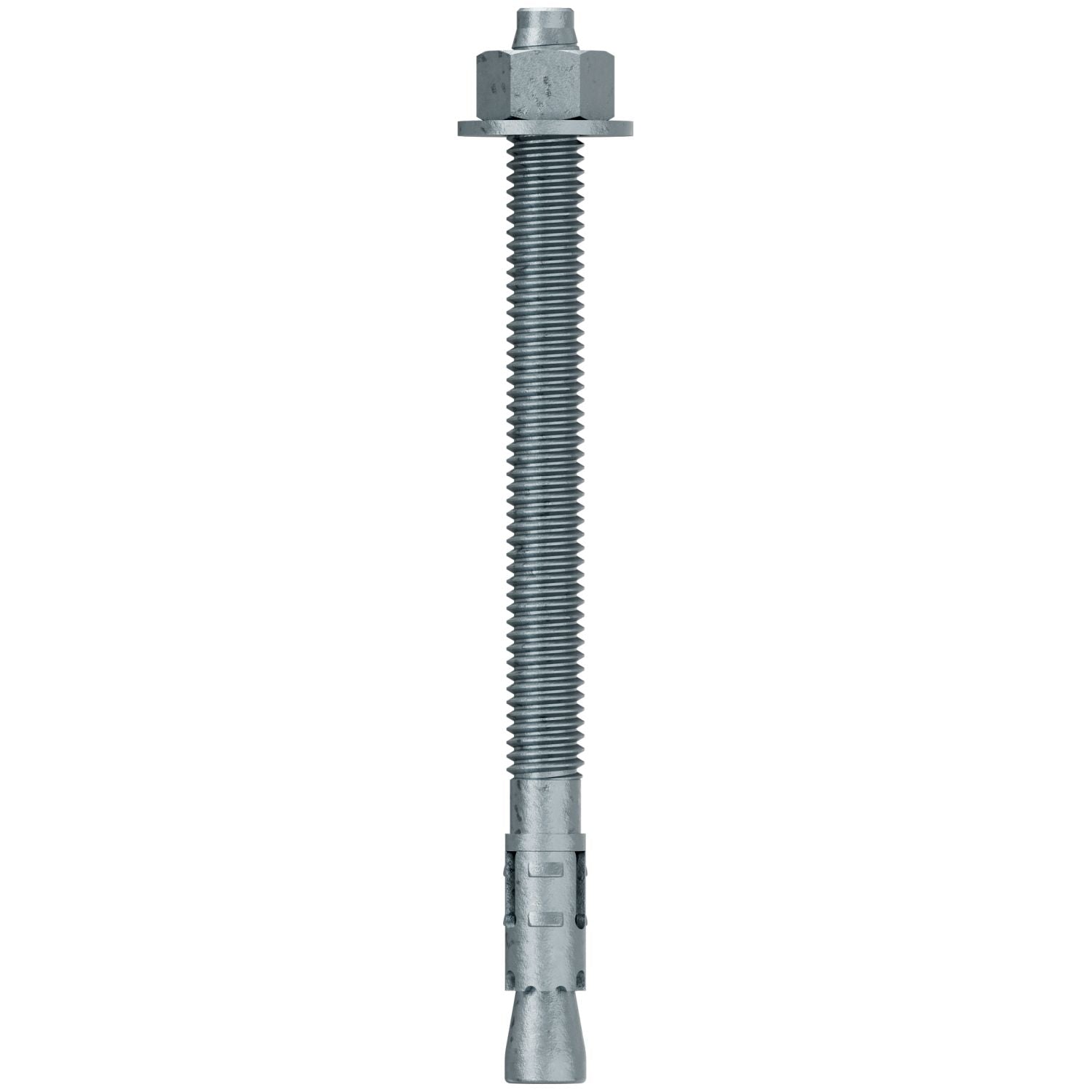 Simpson Strong-Tie STB2-37500MGF50 Strong-Bolt 2,  3/8-in. x 5-in. Mechanically Galvanized Wedge Anchor, Fully Assembled, 50-Pack
