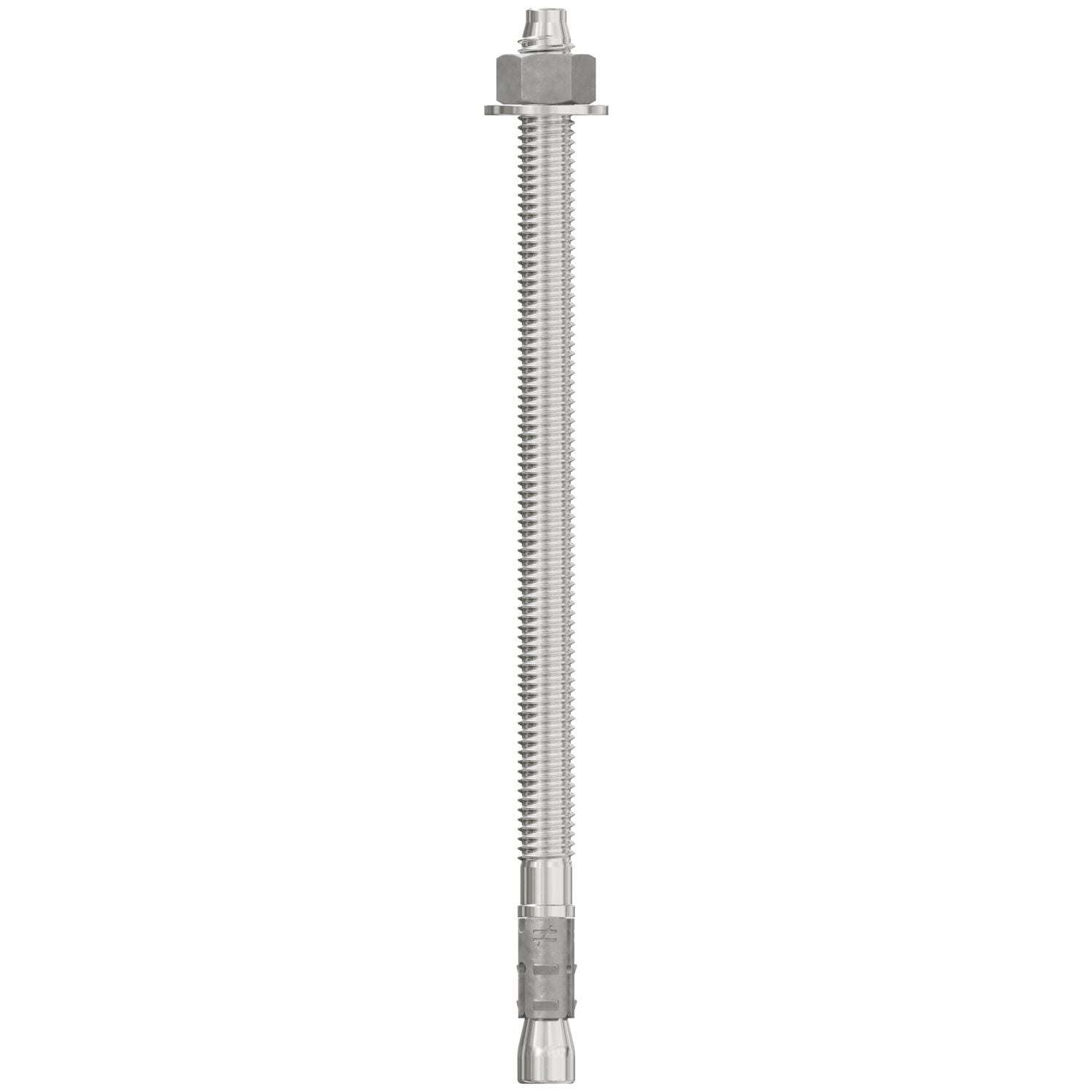 Simpson Strong-Tie STB2-37700S4F50 Strong-Bolt 2,  3/8-in. x 7-in. Type 304 Stainless-Steel Wedge Anchor, Fully Assembled, 50-Pack