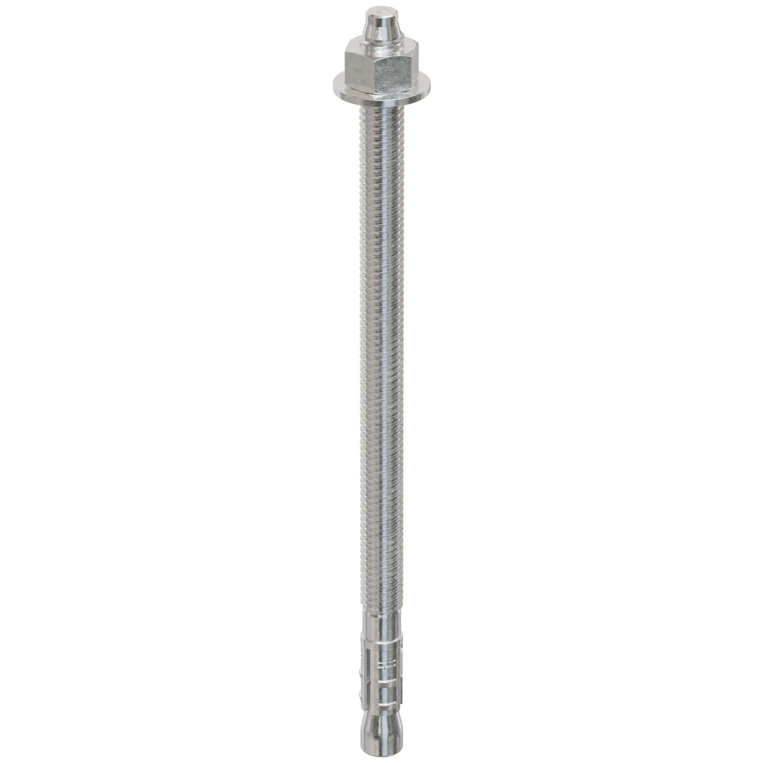 Simpson Strong-Tie STB2-37700S6F50 Strong-Bolt 2,  3/8-in. x 7-in. Type 316 Stainless-Steel Wedge Anchor, Fully Assembled, 50-Pack