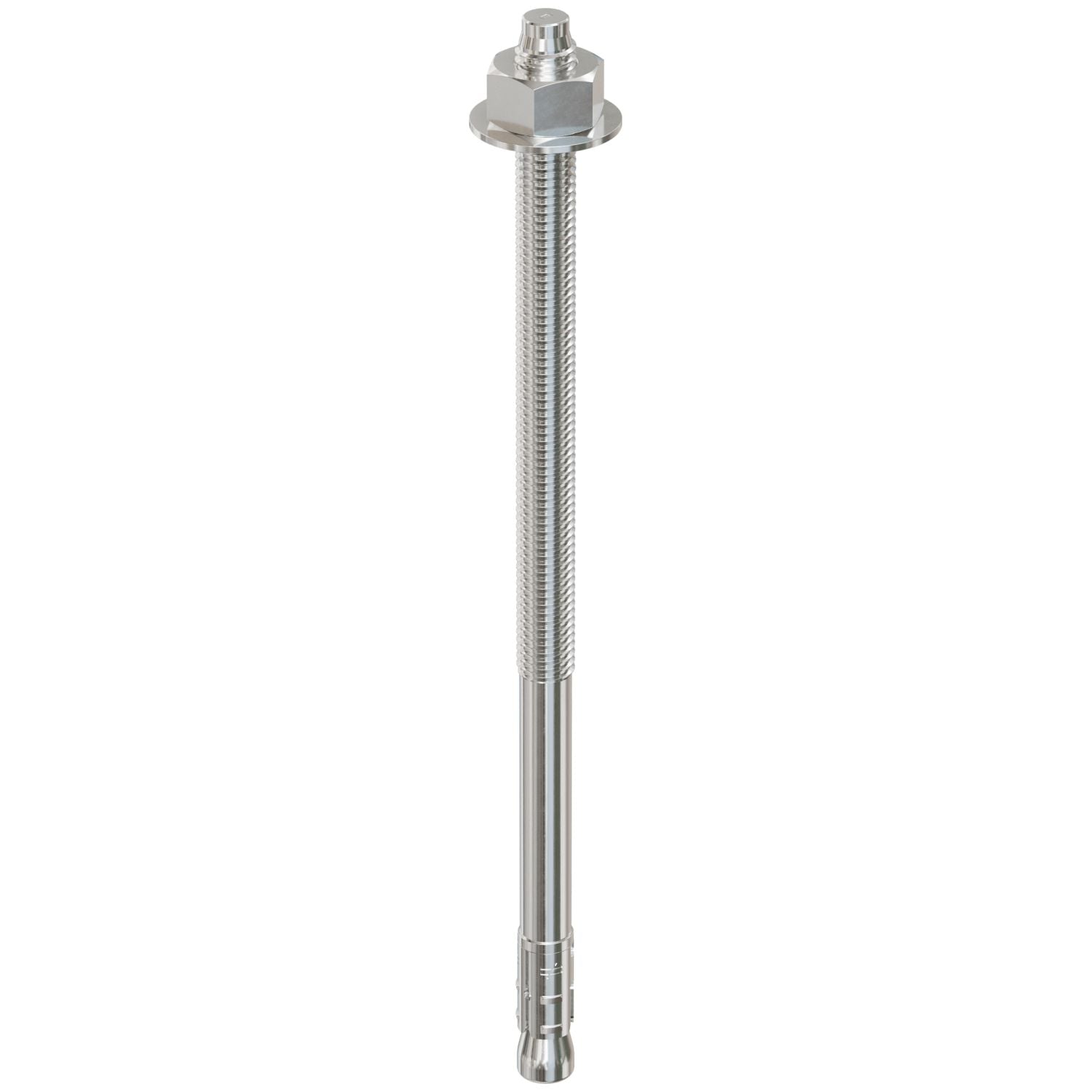 Simpson Strong-Tie STB2-50100S4F20 Strong-Bolt 2,  1/2-in. x 10-in. Type 304 Stainless-Steel Wedge Anchor, Fully Assembled, 20-Pack