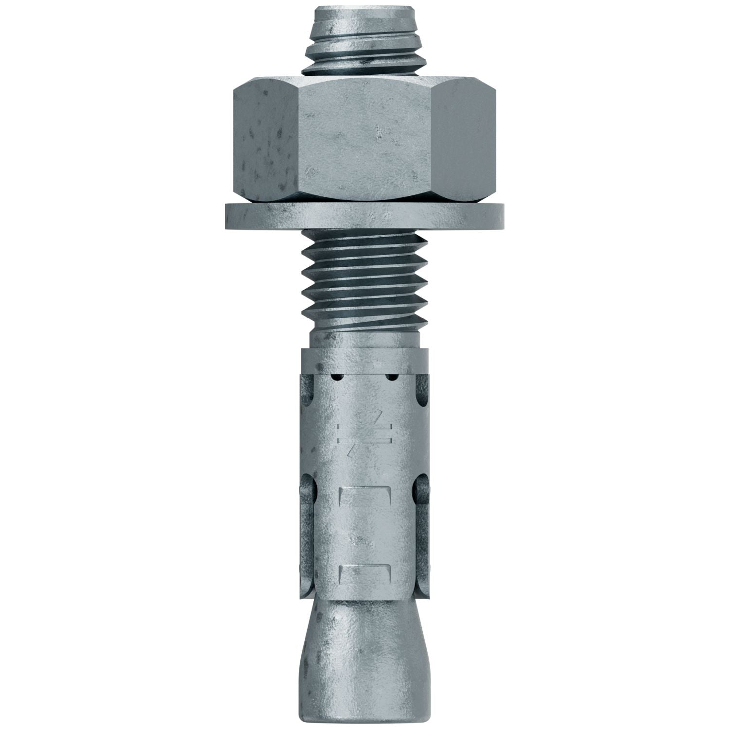 Simpson Strong-Tie STB2-50234MGF25 Strong-Bolt 2,  1/2-in. x 2-3/4-in. Mechanically Galvanized Wedge Anchor, Fully Assembled, 25-Pack