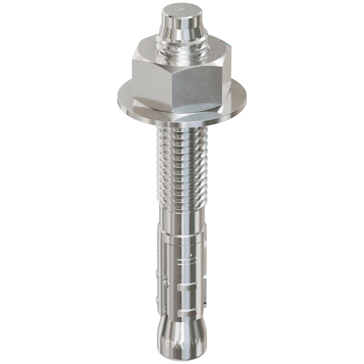 Simpson Strong-Tie STB2-50334S4F25 Strong-Bolt 2,  1/2-in. x 3-3/4-in. Type 304 Stainless-Steel Wedge Anchor, Fully Assembled, 25-Pack