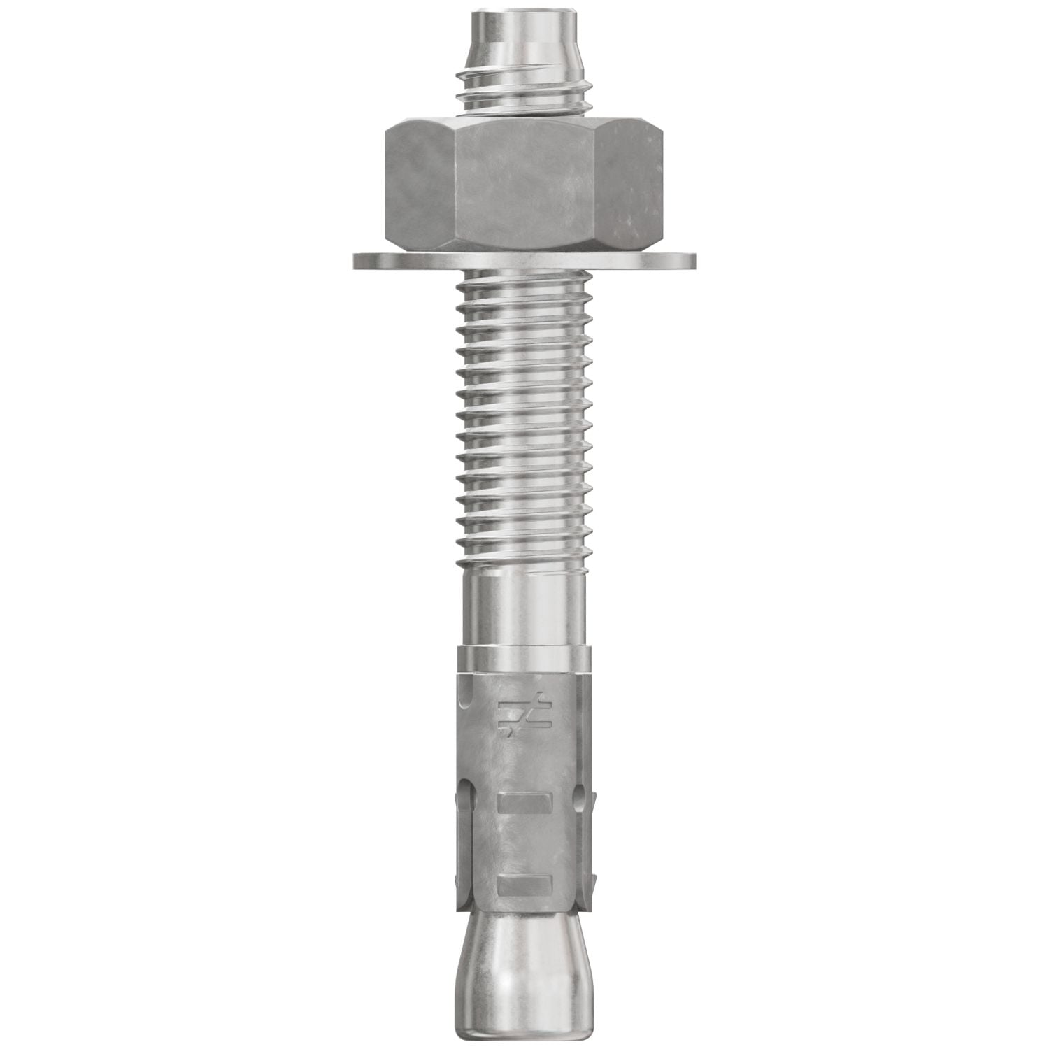 Simpson Strong-Tie STB2-50334S6F25 Strong-Bolt 2,  1/2-in. x 3-3/4-in. Type 316 Stainless-Steel Wedge Anchor, Fully Assembled, 25-Pack