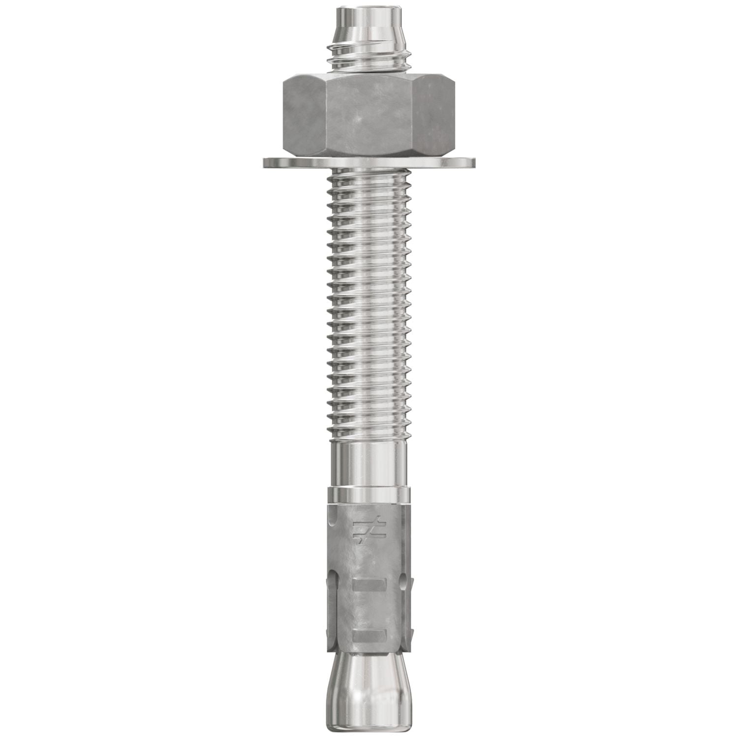 Simpson Strong-Tie STB2-50414S4F25 Strong-Bolt 2,  1/2-in. x 4-1/4-in. Type 304 Stainless-Steel Wedge Anchor, Fully Assembled, 25-Pack