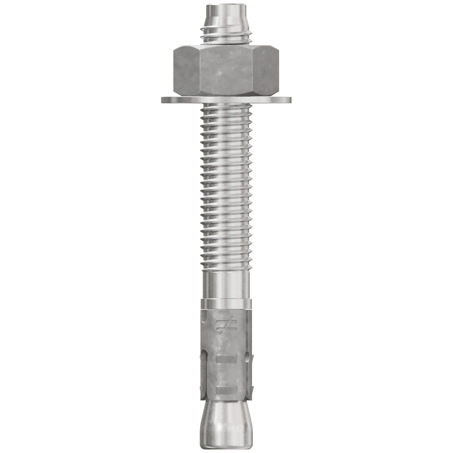 Simpson Strong-Tie STB2-50414S6F25 Strong-Bolt 2,  1/2-in. x 4-1/4-in. Type 316 Stainless-Steel Wedge Anchor, Fully Assembled, 25-Pack