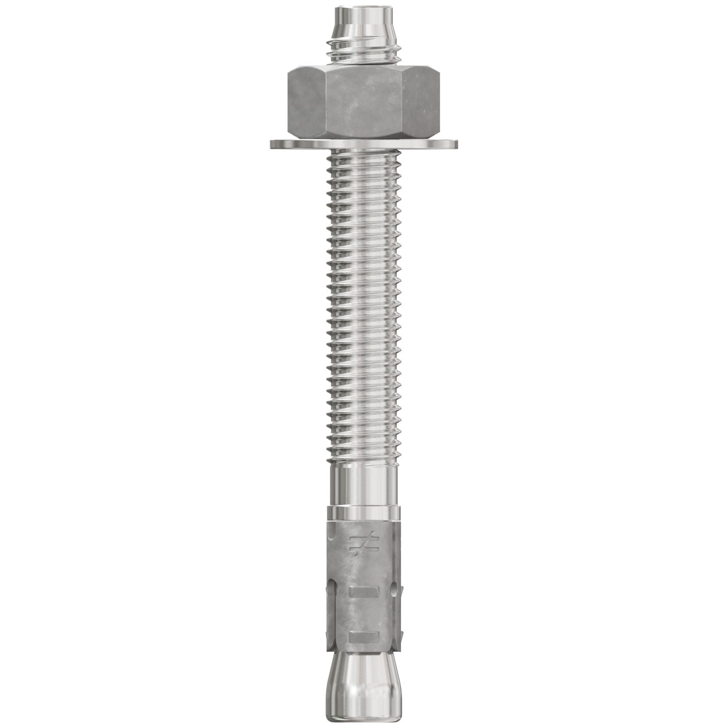 Simpson Strong-Tie STB2-50434S4F25 Strong-Bolt 2,  1/2-in. x 4-3/4-in. Type 304 Stainless-Steel Wedge Anchor, Fully Assembled, 25-Pack