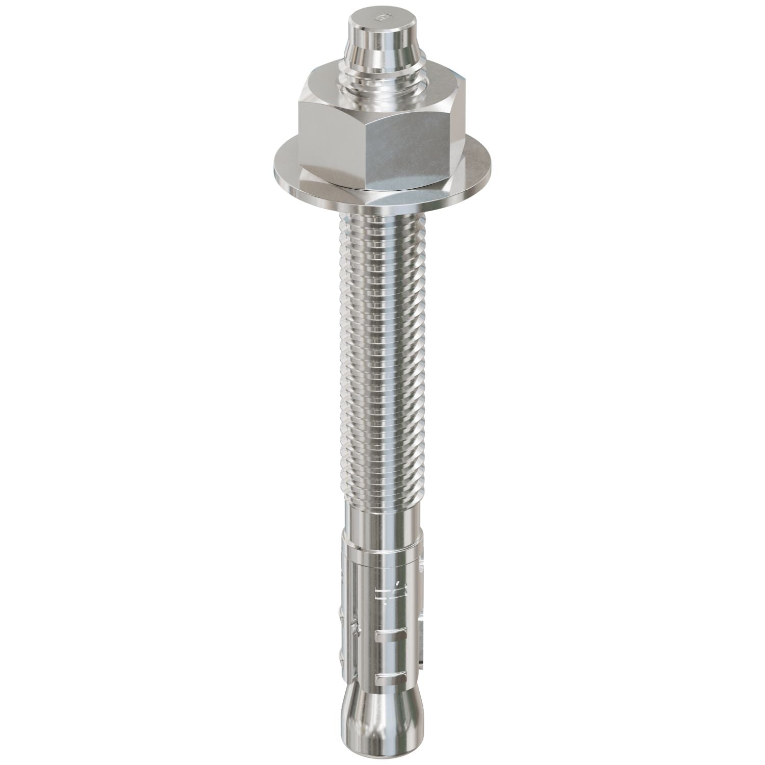 Simpson Strong-Tie STB2-50434S4F25 Strong-Bolt 2,  1/2-in. x 4-3/4-in. Type 304 Stainless-Steel Wedge Anchor, Fully Assembled, 25-Pack