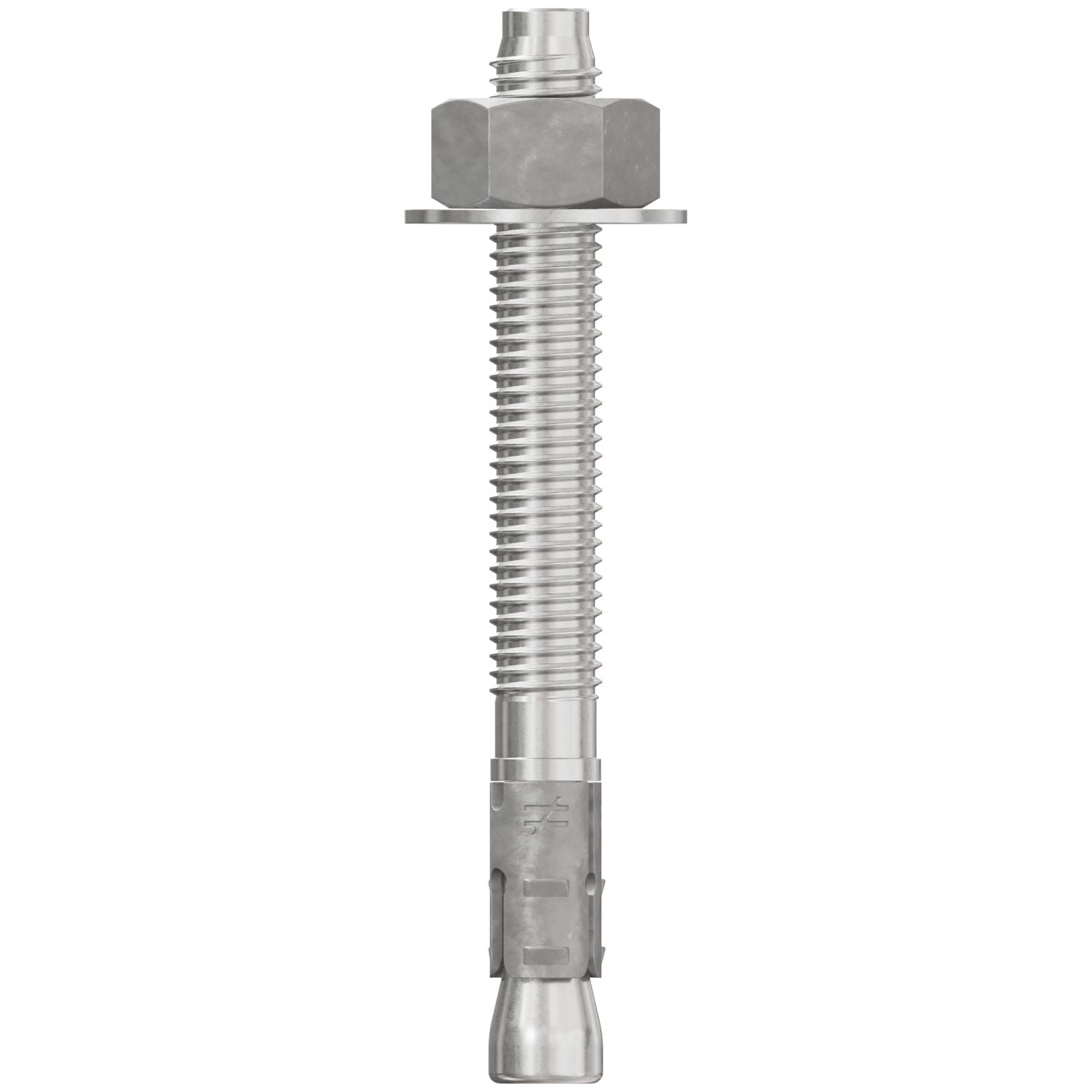 Simpson Strong-Tie STB2-50434S6F25 Strong-Bolt 2,  1/2-in. x 4-3/4-in. Type 316 Stainless-Steel Wedge Anchor, Fully Assembled, 25-Pack
