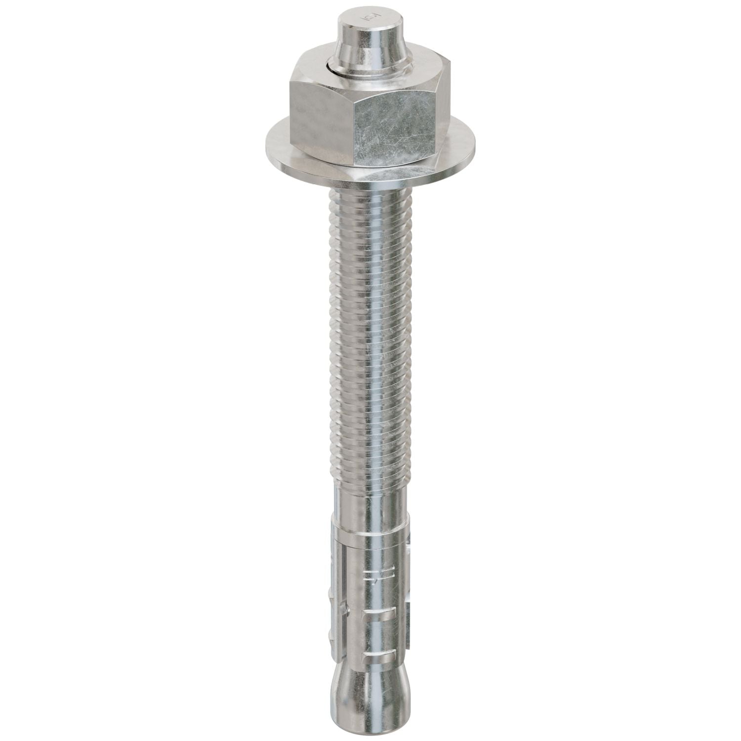 Simpson Strong-Tie STB2-50434S6F25 Strong-Bolt 2,  1/2-in. x 4-3/4-in. Type 316 Stainless-Steel Wedge Anchor, Fully Assembled, 25-Pack