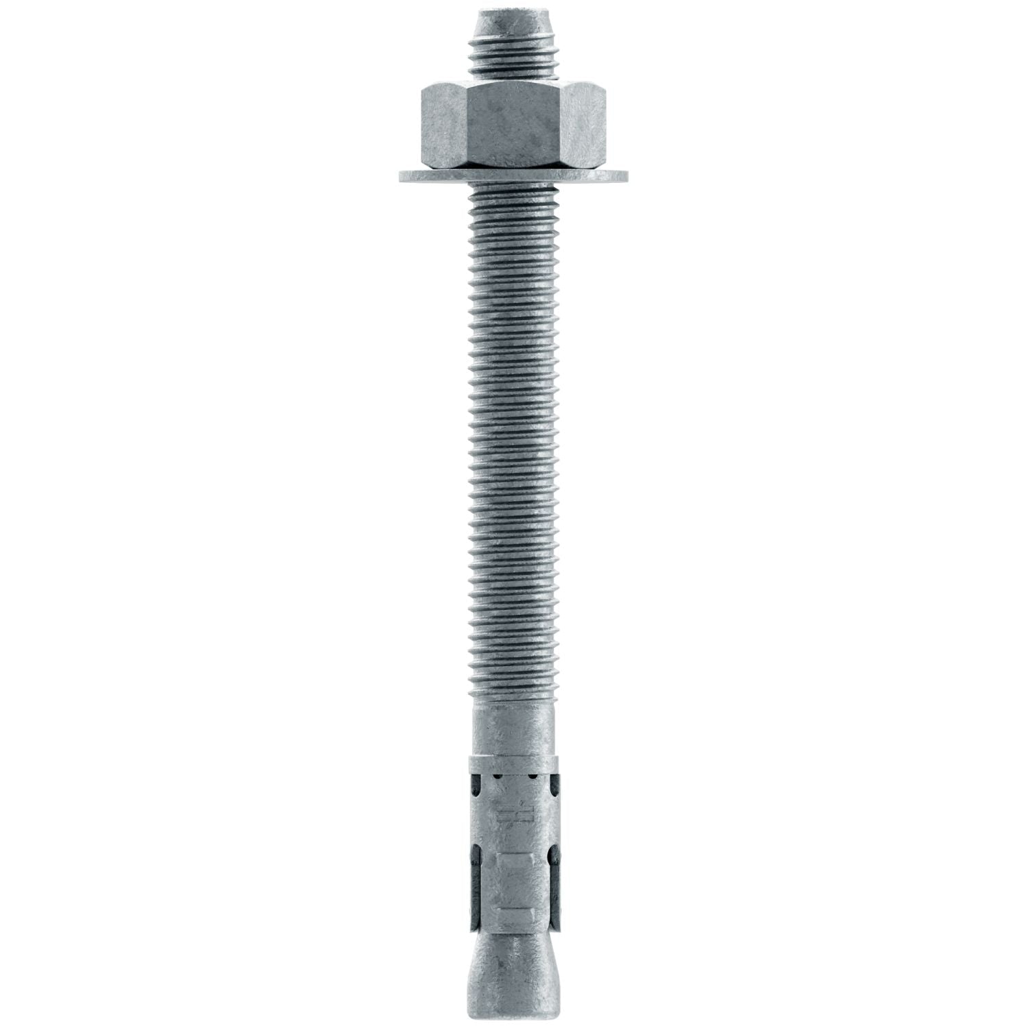 Simpson Strong-Tie STB2-50512MGF25 Strong-Bolt 2,  1/2-in. x 5-1/2-in. Mechanically Galvanized Wedge Anchor, Fully Assembled, 25-Pack