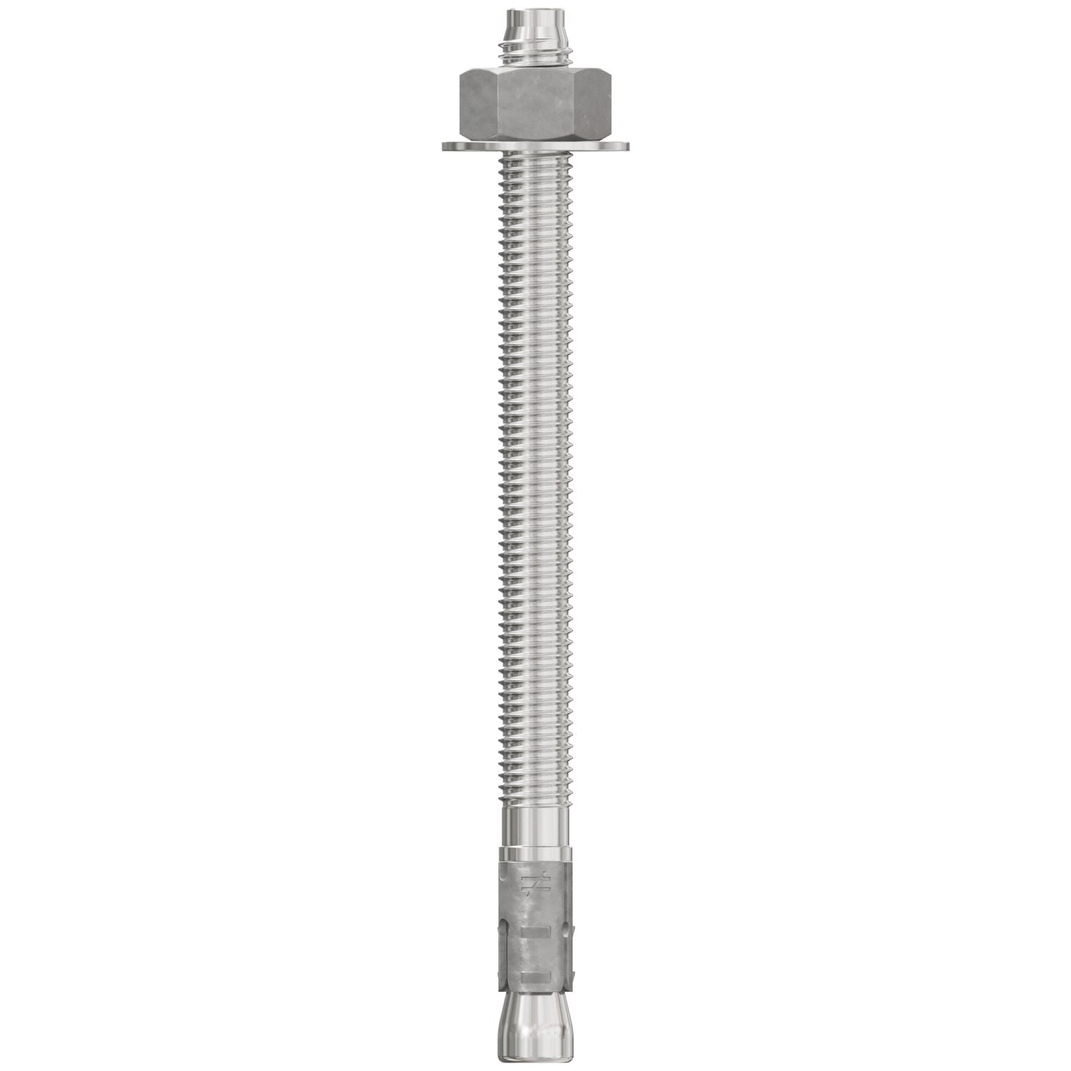 Simpson Strong-Tie STB2-50700S4F25 Strong-Bolt 2,  1/2-in. x 7-in. Type 304 Stainless-Steel Wedge Anchor, Fully Assembled, 25-Pack