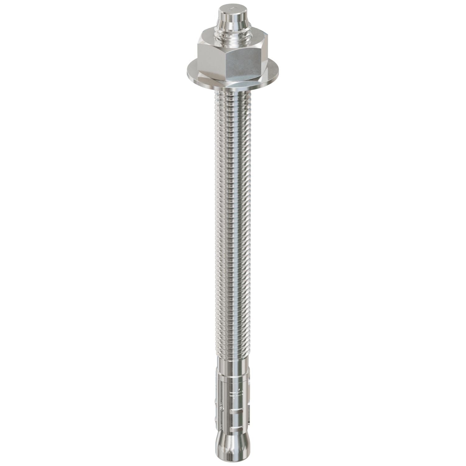 Simpson Strong-Tie STB2-50700S4F25 Strong-Bolt 2,  1/2-in. x 7-in. Type 304 Stainless-Steel Wedge Anchor, Fully Assembled, 25-Pack