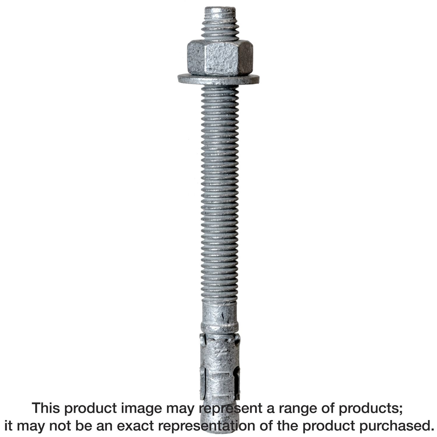 Simpson Strong-Tie STB2-50812MGR25 Strong-Bolt 2,  1/2-in. x 8-1/2-in. Mechanically Galvanized Wedge Anchor, 25-Pack