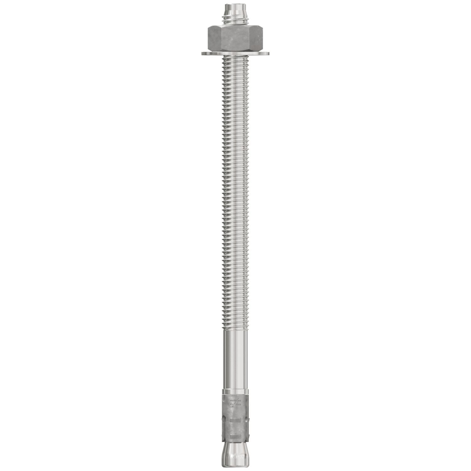 Simpson Strong-Tie STB2-50812S4F20 Strong-Bolt 2,  1/2-in. x 8-1/2-in. Type 304 Stainless-Steel Wedge Anchor, Fully Assembled, 20-Pack