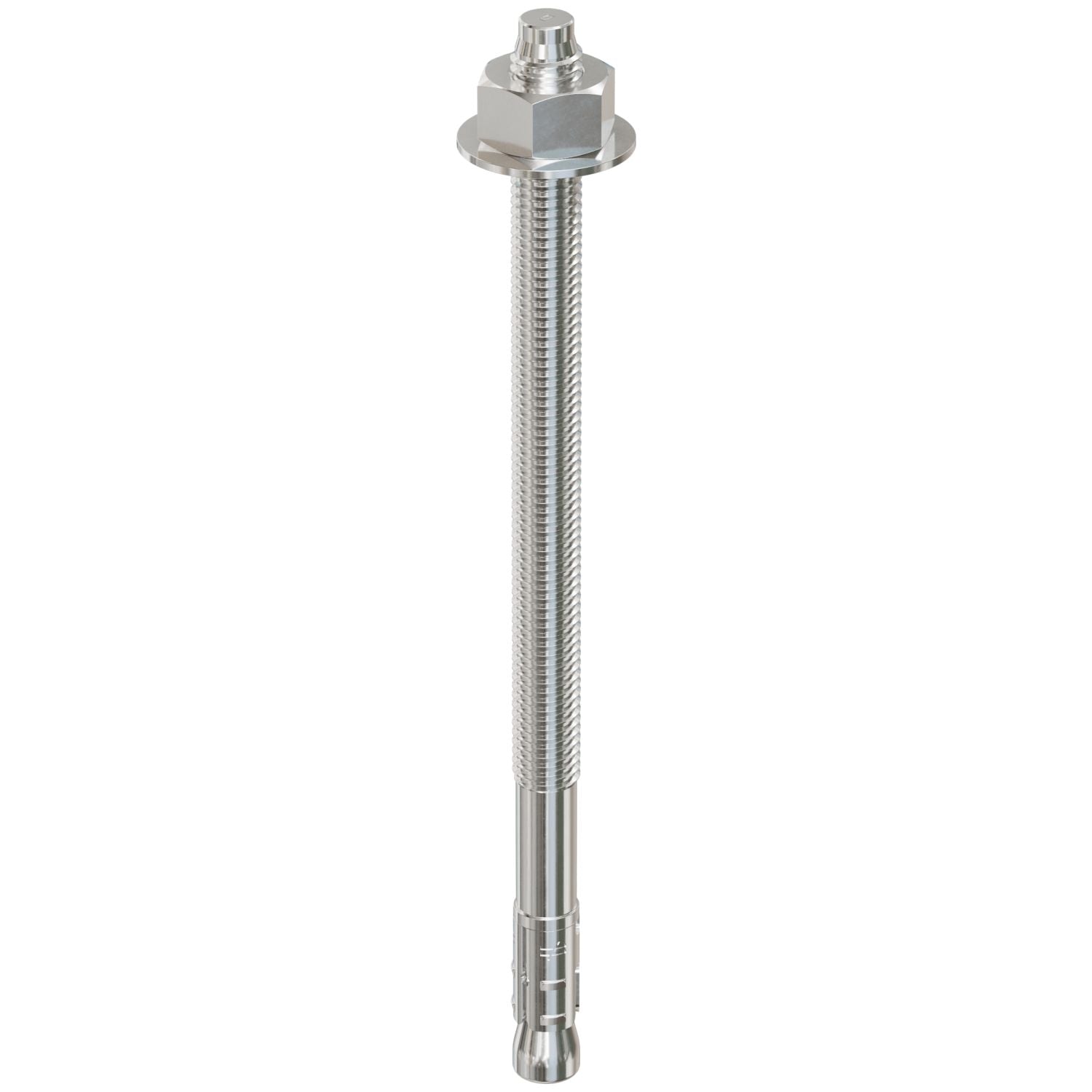 Simpson Strong-Tie STB2-50812S4F20 Strong-Bolt 2,  1/2-in. x 8-1/2-in. Type 304 Stainless-Steel Wedge Anchor, Fully Assembled, 20-Pack