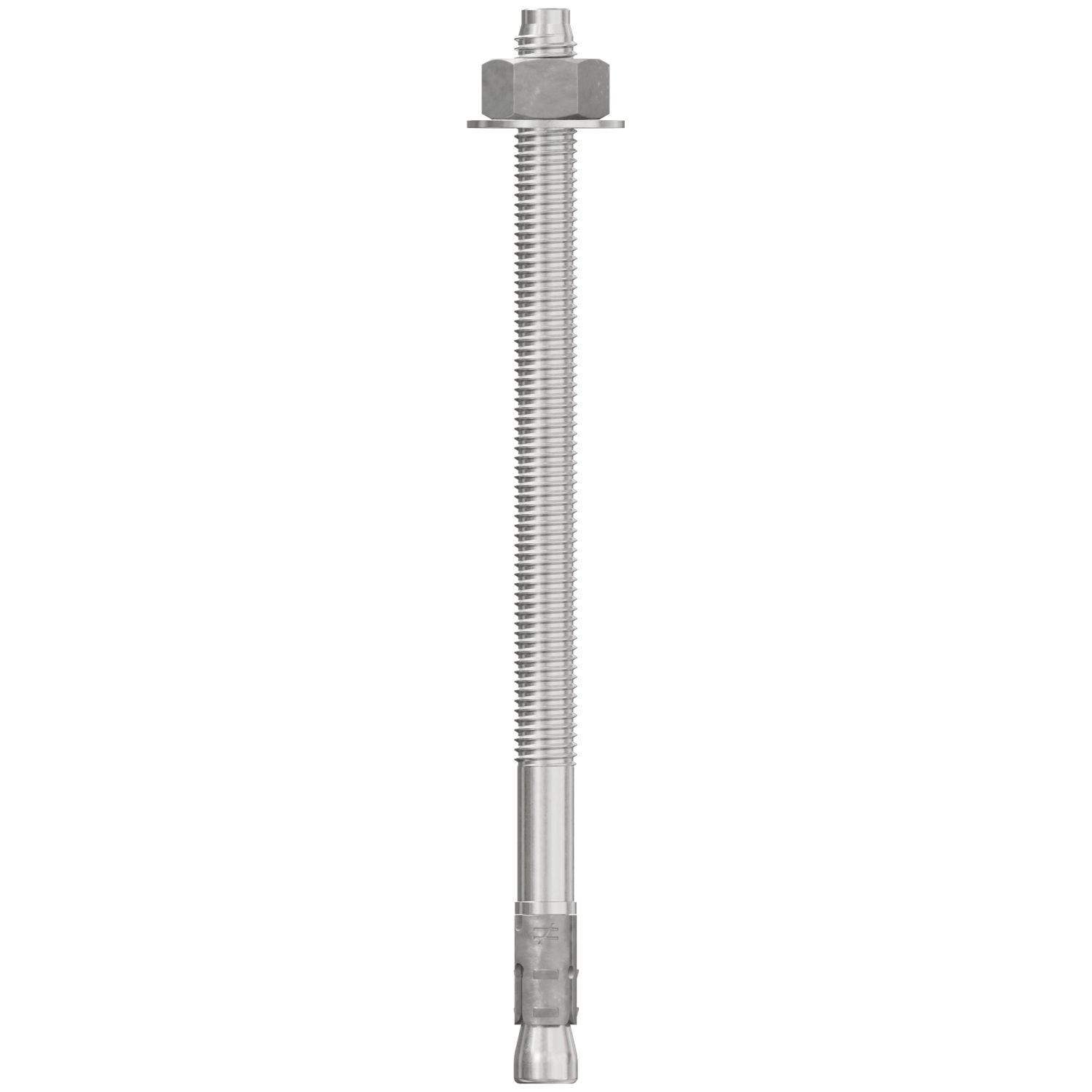 Simpson Strong-Tie STB2-50812S6F20 Strong-Bolt 2,  1/2-in. x 8-1/2-in. Type 316 Stainless-Steel Wedge Anchor, Fully Assembled, 20-Pack