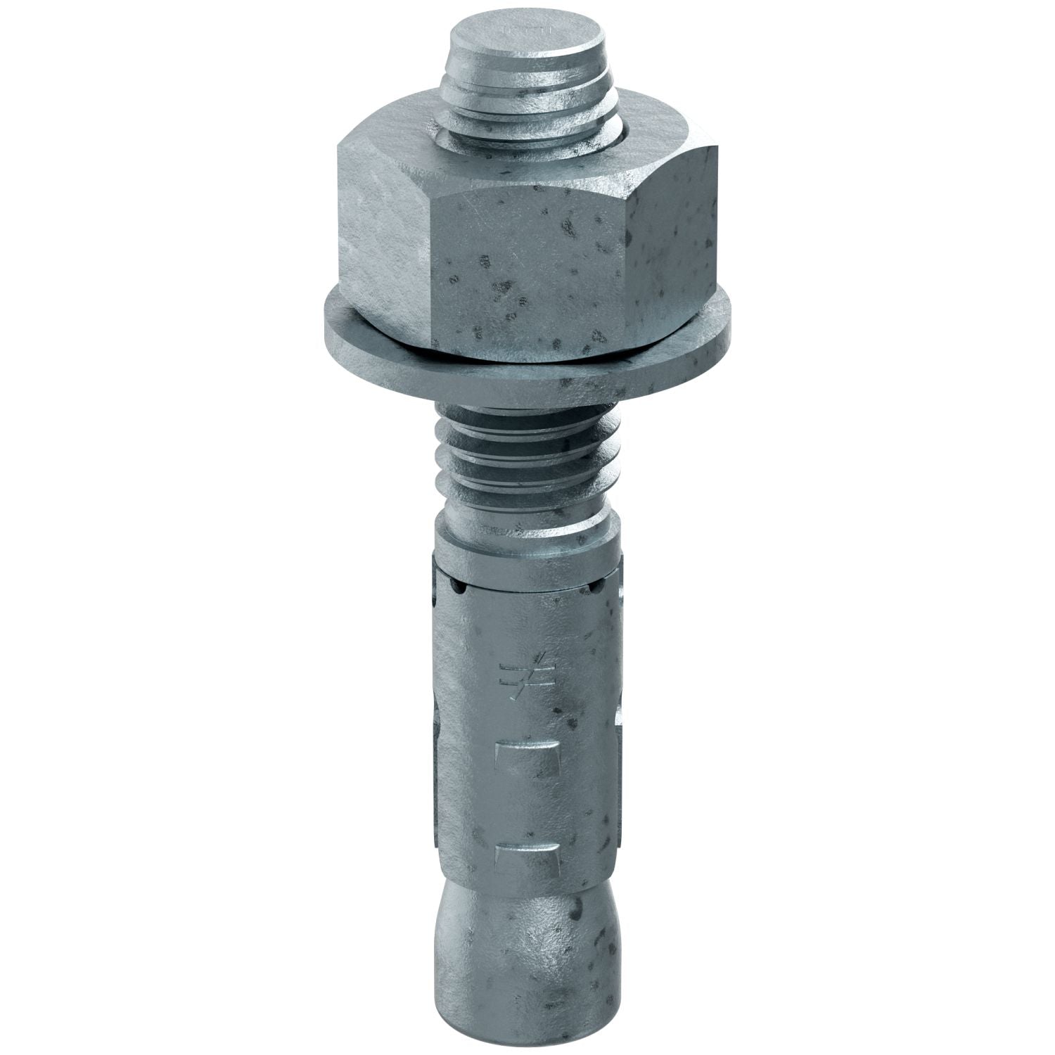 Simpson Strong-Tie STB2-62312MGF20 Strong-Bolt 2,  5/8-in. x 3-1/2-in. Mechanically Galvanized Wedge Anchor, Fully Assembled, 20-Pack