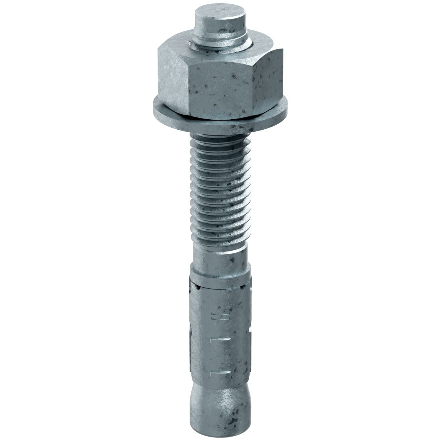 Simpson Strong-Tie STB2-62412MGF20 Strong-Bolt 2,  5/8-in. x 4-1/2-in. Mechanically Galvanized Wedge Anchor, Fully Assembled, 20-Pack