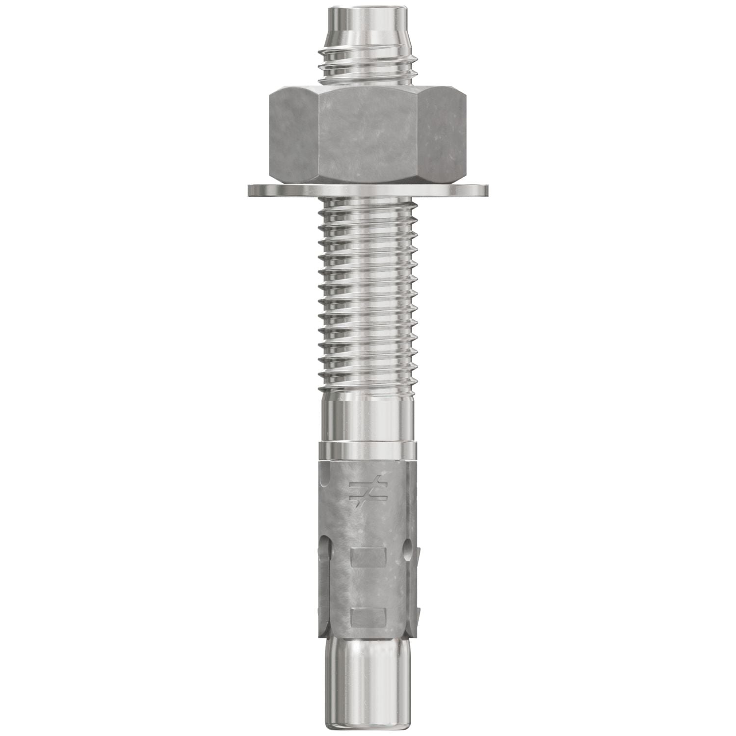 Simpson Strong-Tie STB2-62412S4F20 Strong-Bolt 2,  5/8-in. x 4-1/2-in. Type 304 Stainless-Steel Wedge Anchor, Fully Assembled, 20-Pack