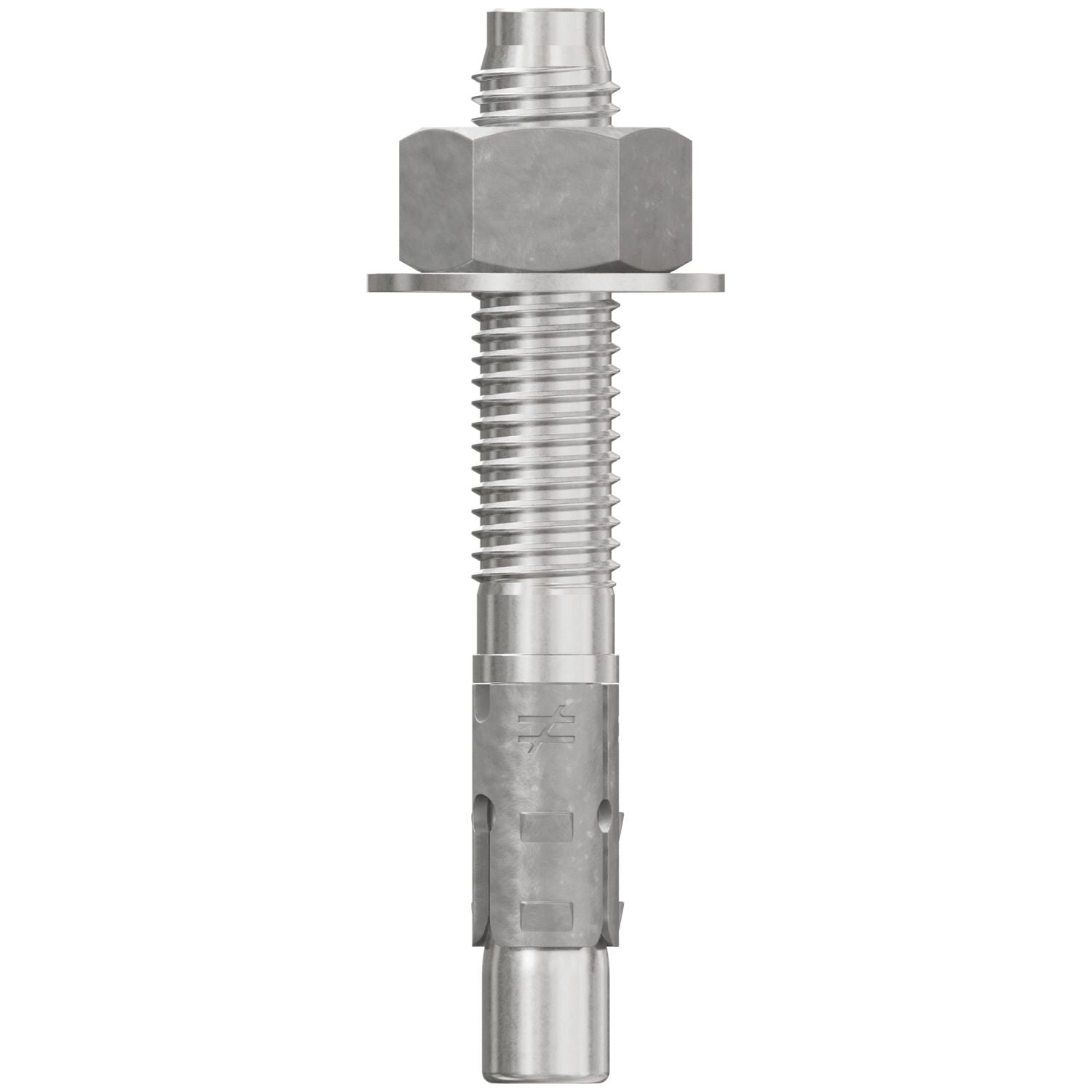 Simpson Strong-Tie STB2-62412S6F20 Strong-Bolt 2,  5/8-in. x 4-1/2-in. Type 316 Stainless-Steel Wedge Anchor, Fully Assembled, 20-Pack