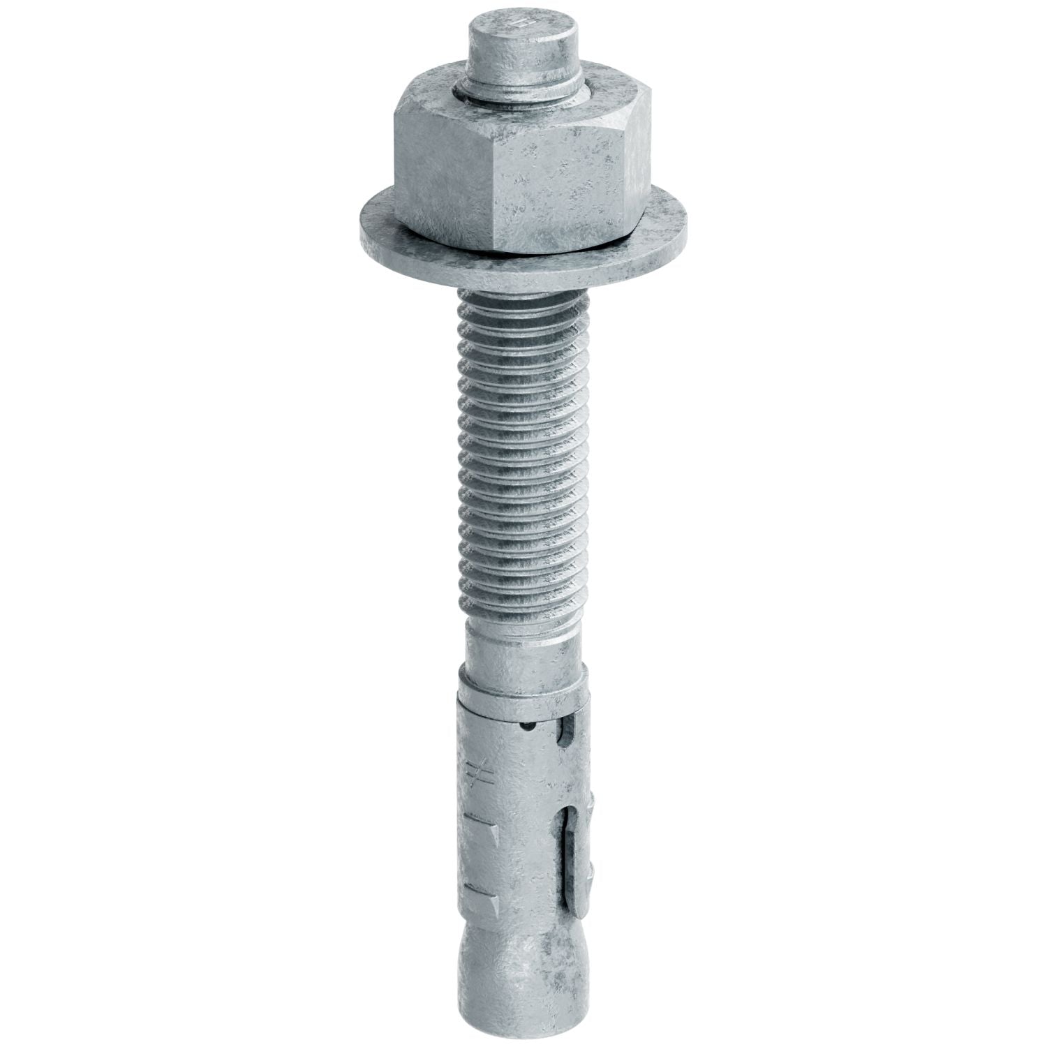 Simpson Strong-Tie STB2-62500MGF20 Strong-Bolt 2,  5/8-in. x 5-in. Mechanically Galvanized Wedge Anchor, Fully Assembled, 20-Pack