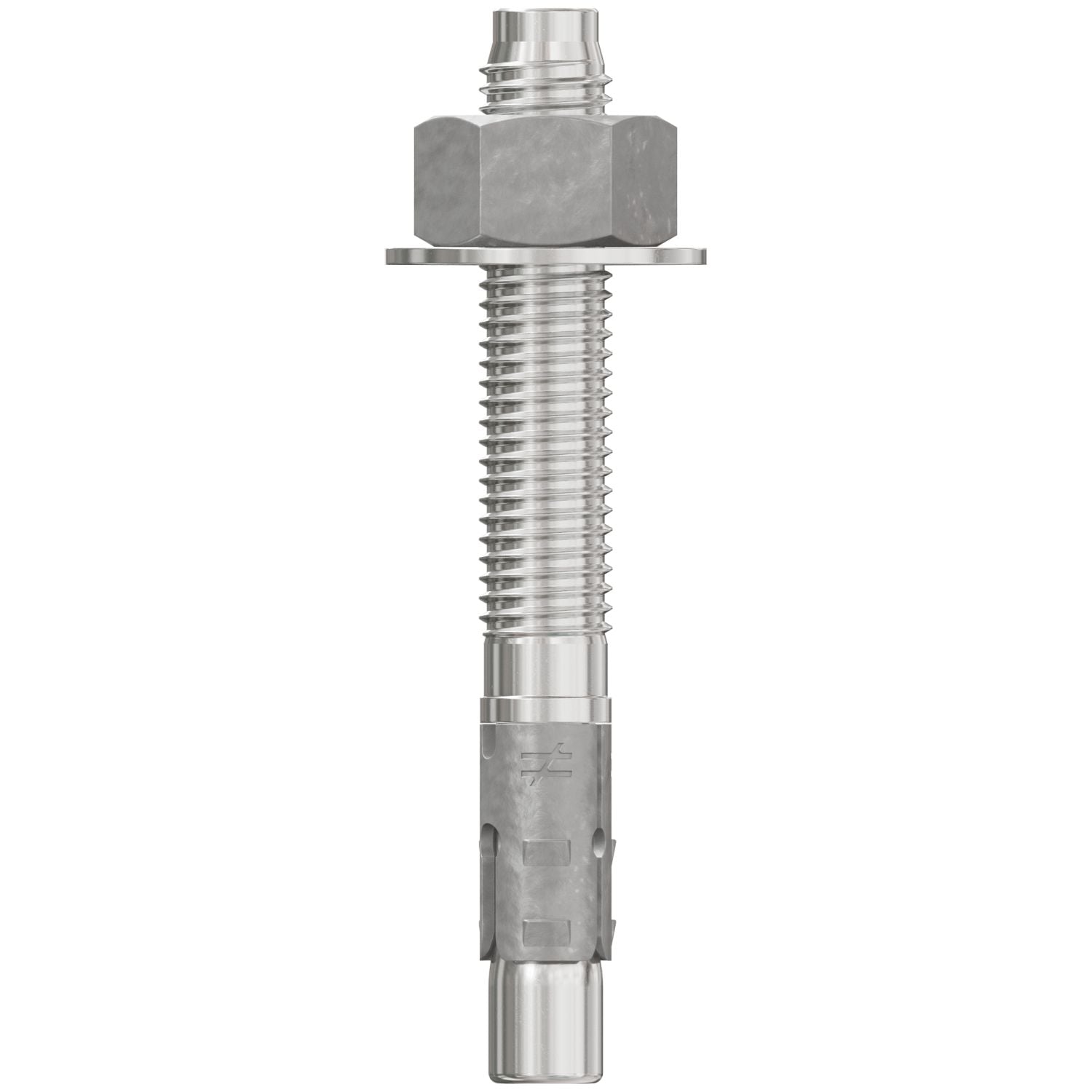 Simpson Strong-Tie STB2-62500S4F20 Strong-Bolt 2,  5/8-in. x 5-in. Type 304 Stainless-Steel Wedge Anchor, Fully Assembled, 20-Pack