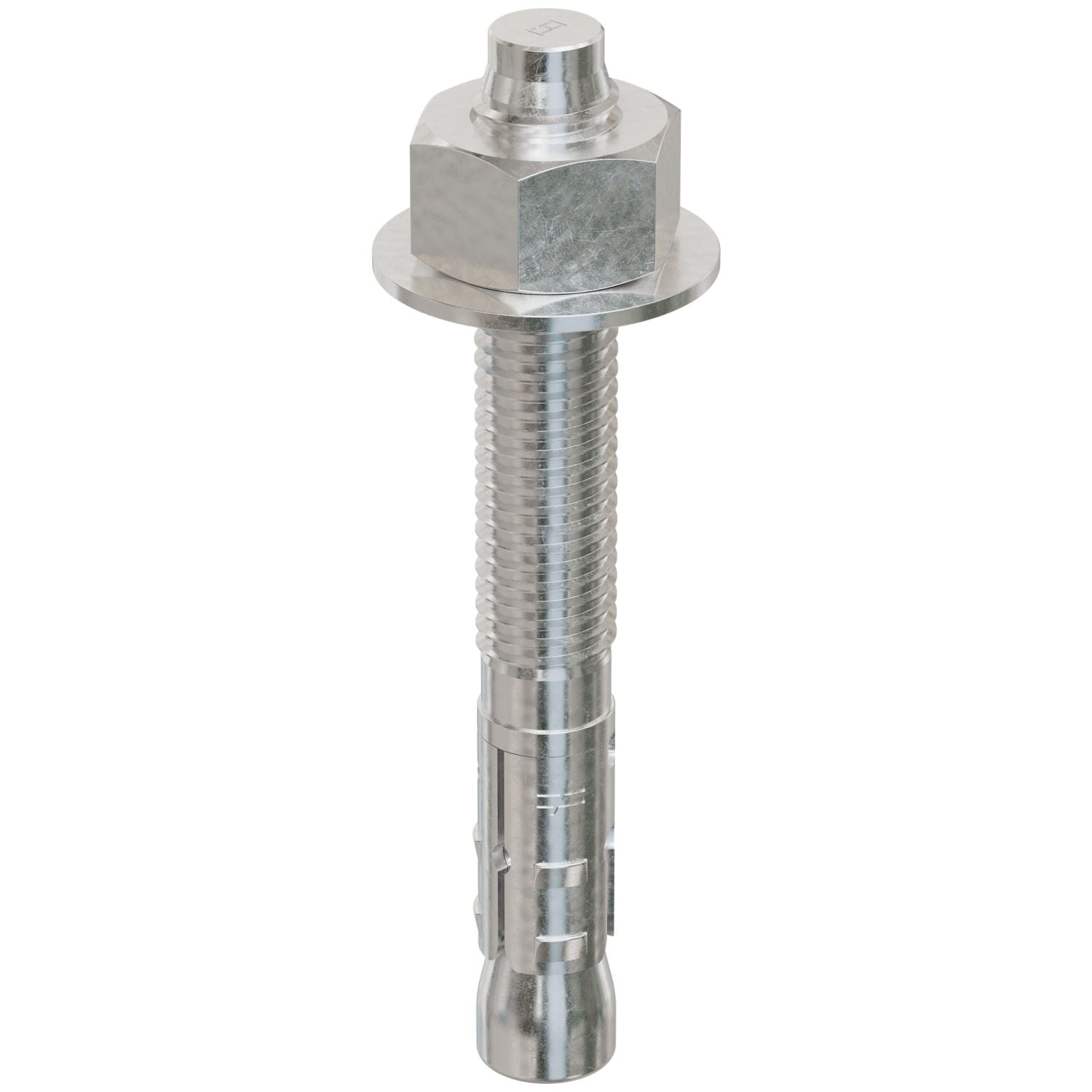 Simpson Strong-Tie STB2-62500S6F20 Strong-Bolt 2,  5/8-in. x 5-in. Type 316 Stainless-Steel Wedge Anchor, Fully Assembled, 20-Pack