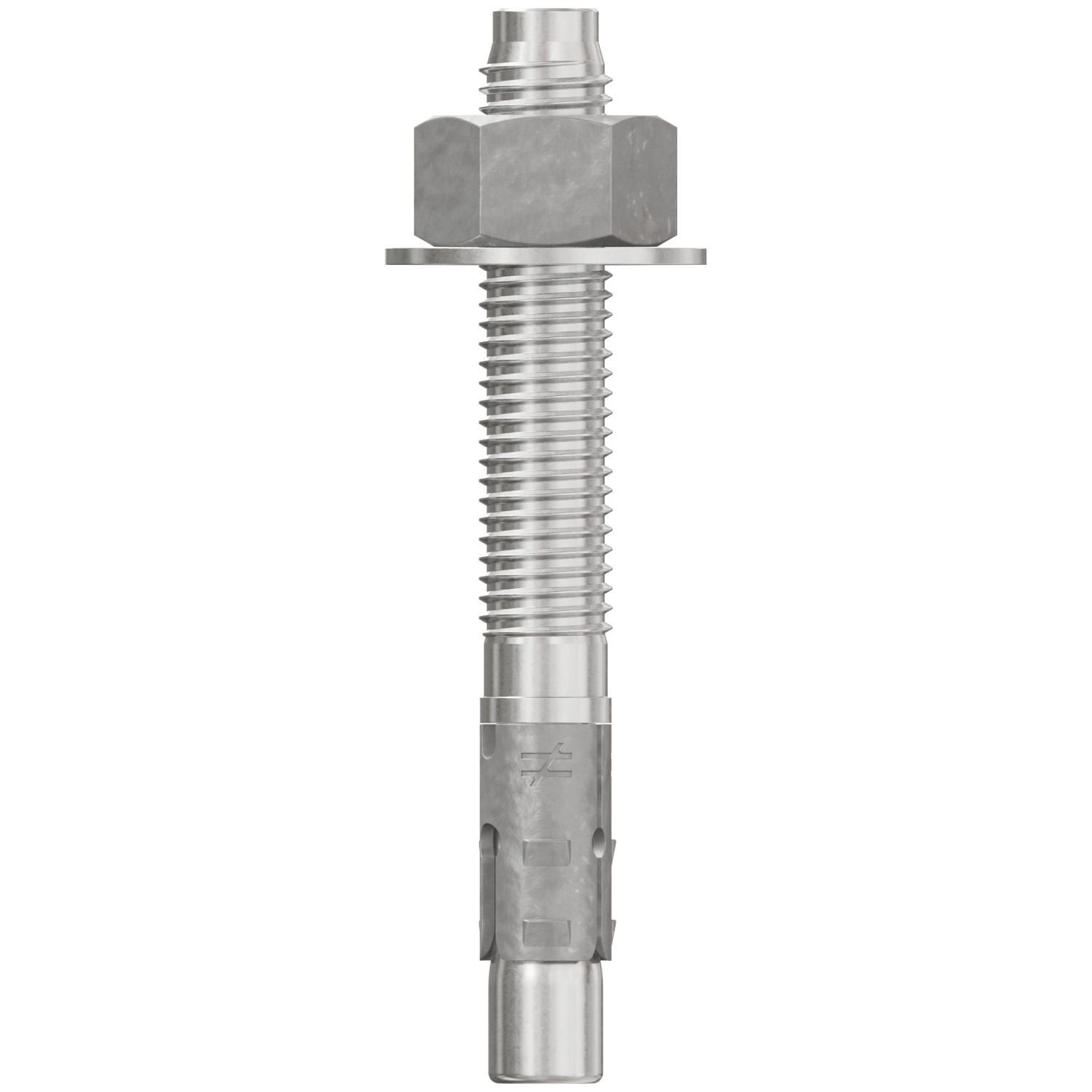 Simpson Strong-Tie STB2-62500S6F20 Strong-Bolt 2,  5/8-in. x 5-in. Type 316 Stainless-Steel Wedge Anchor, Fully Assembled, 20-Pack
