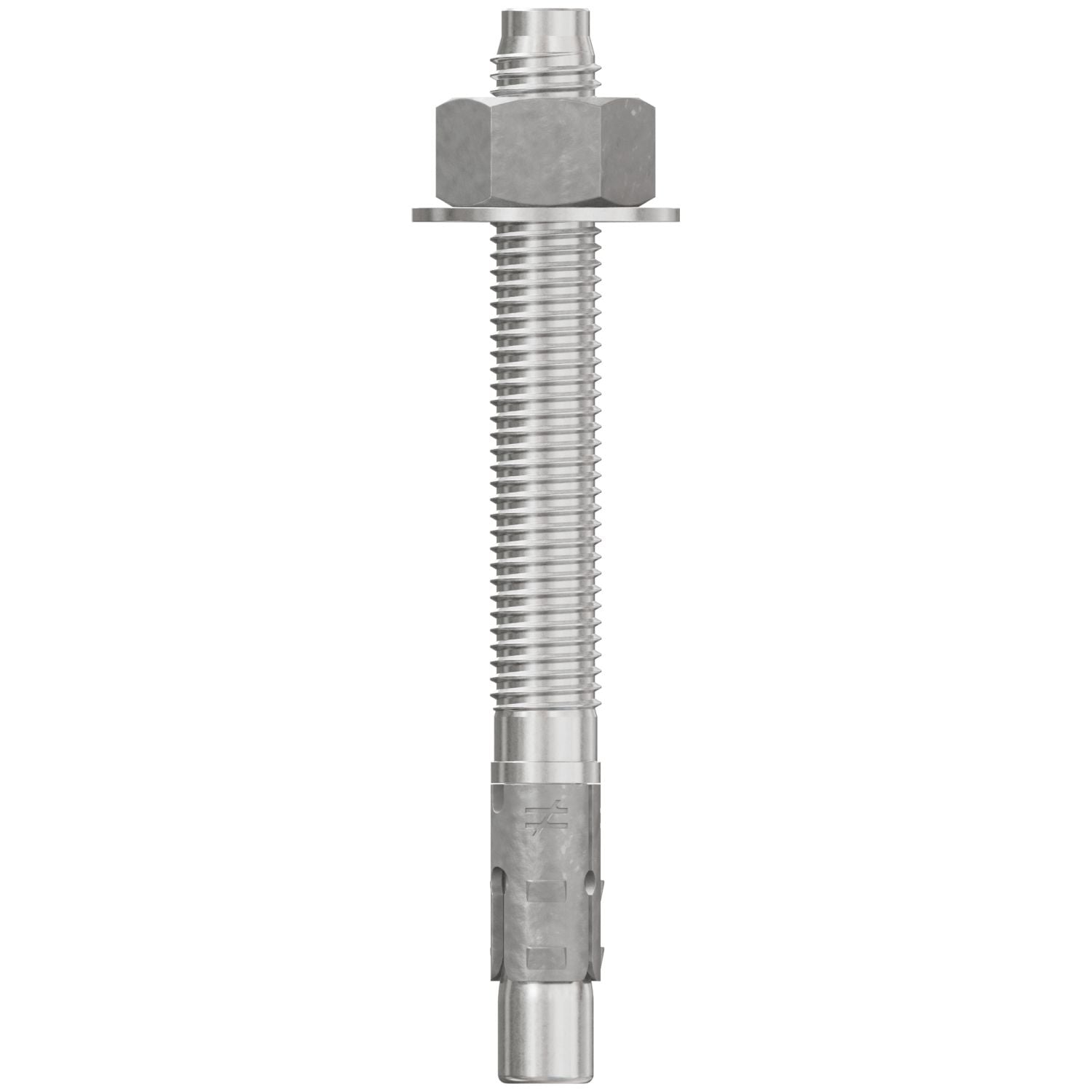 Simpson Strong-Tie STB2-62600S6F20 Strong-Bolt 2,  5/8-in. x 6-in. Type 316 Stainless-Steel Wedge Anchor, Fully Assembled, 20-Pack