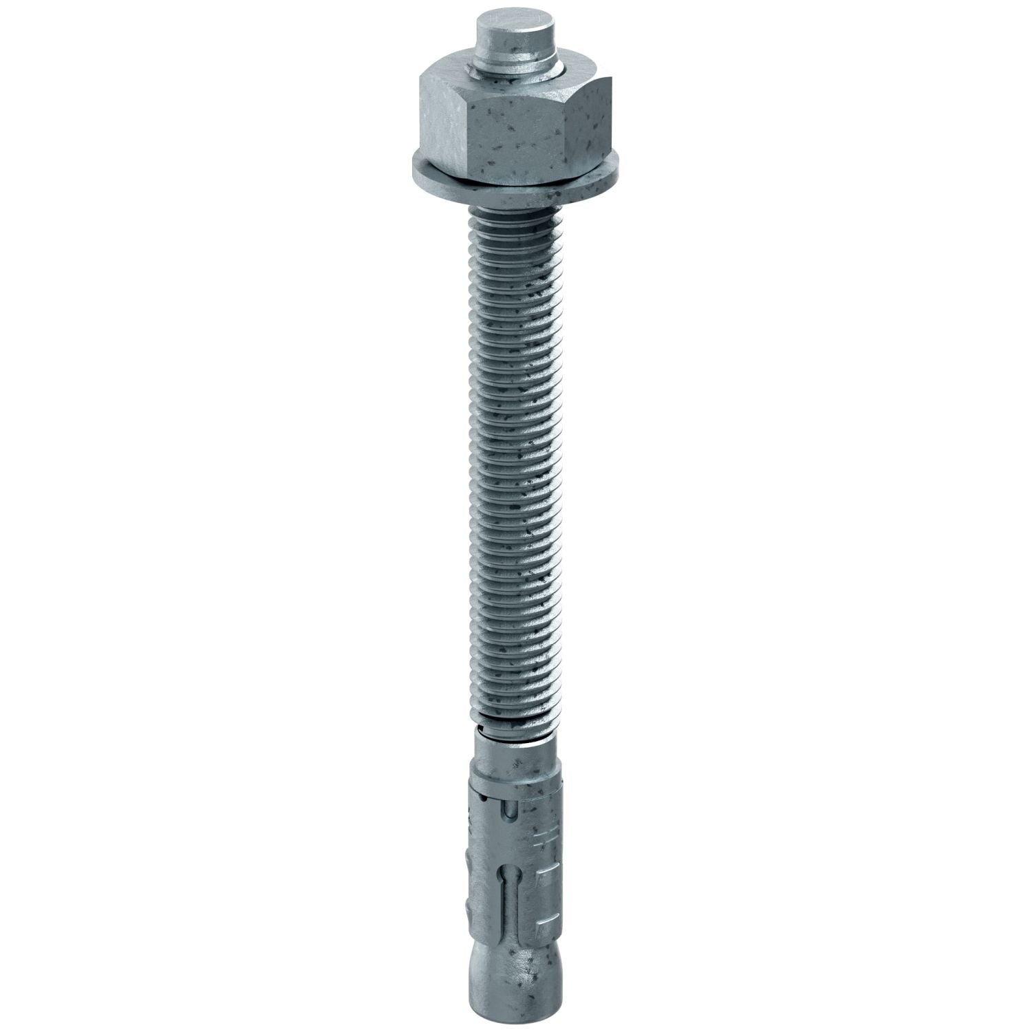 Simpson Strong-Tie STB2-62700MGF20 Strong-Bolt 2,  5/8-in. x 7-in. Mechanically Galvanized Wedge Anchor, Fully Assembled, 20-Pack