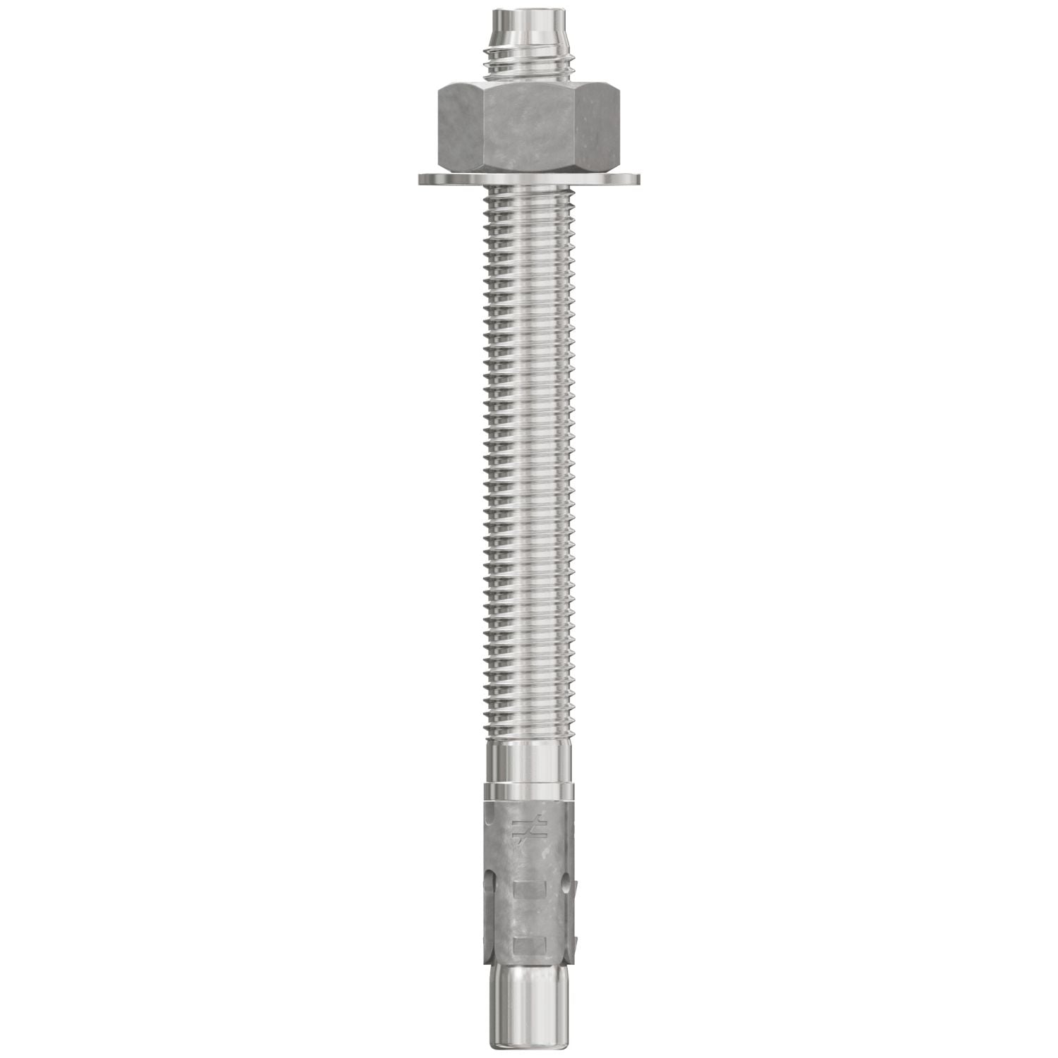 Simpson Strong-Tie STB2-62700S4F20 Strong-Bolt 2,  5/8-in. x 7-in. Type 304 Stainless-Steel Wedge Anchor, Fully Assembled, 20-Pack