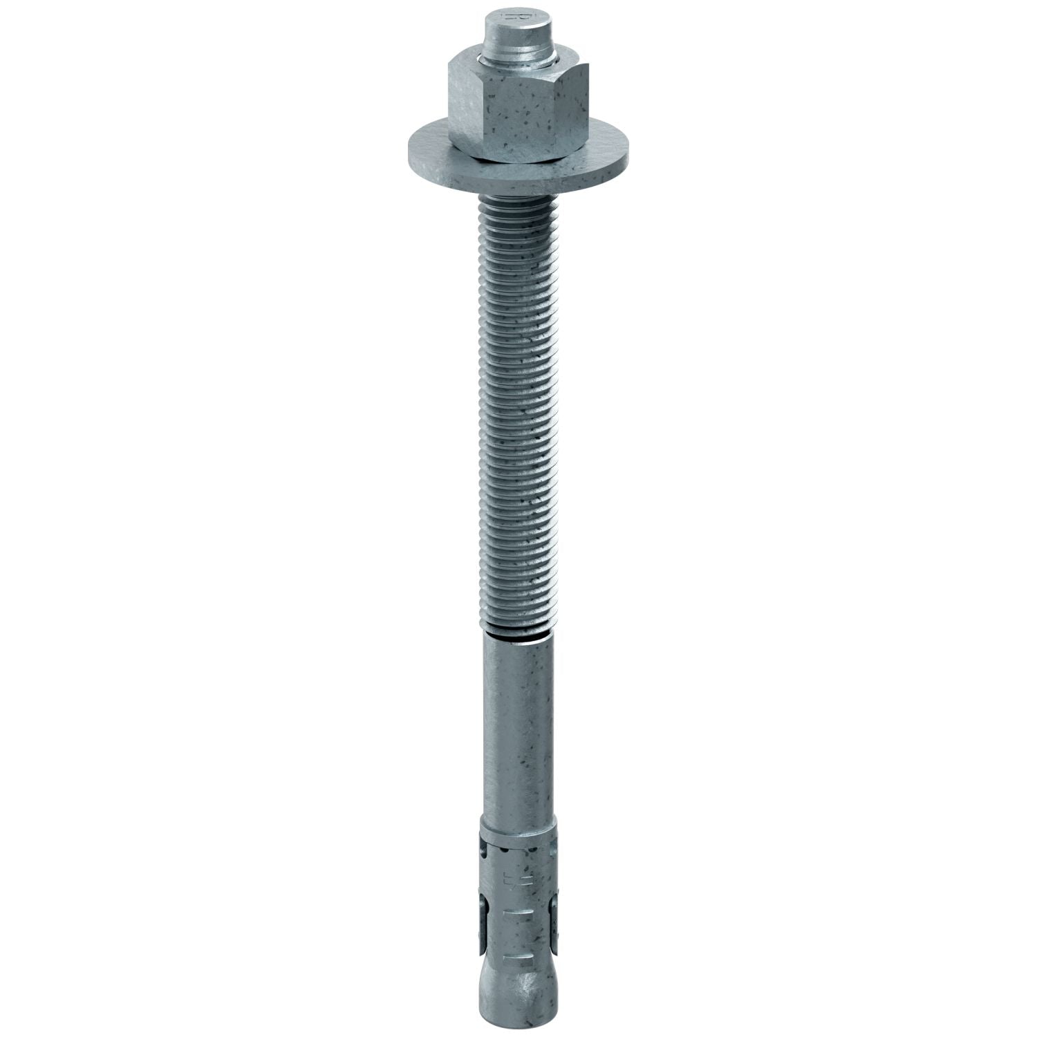 Simpson Strong-Tie STB2-75100MGF8 Strong-Bolt 2,  3/4-in. x 10-in. Mechanically Galvanized Wedge Anchor, Fully Assembled, 8-Pack