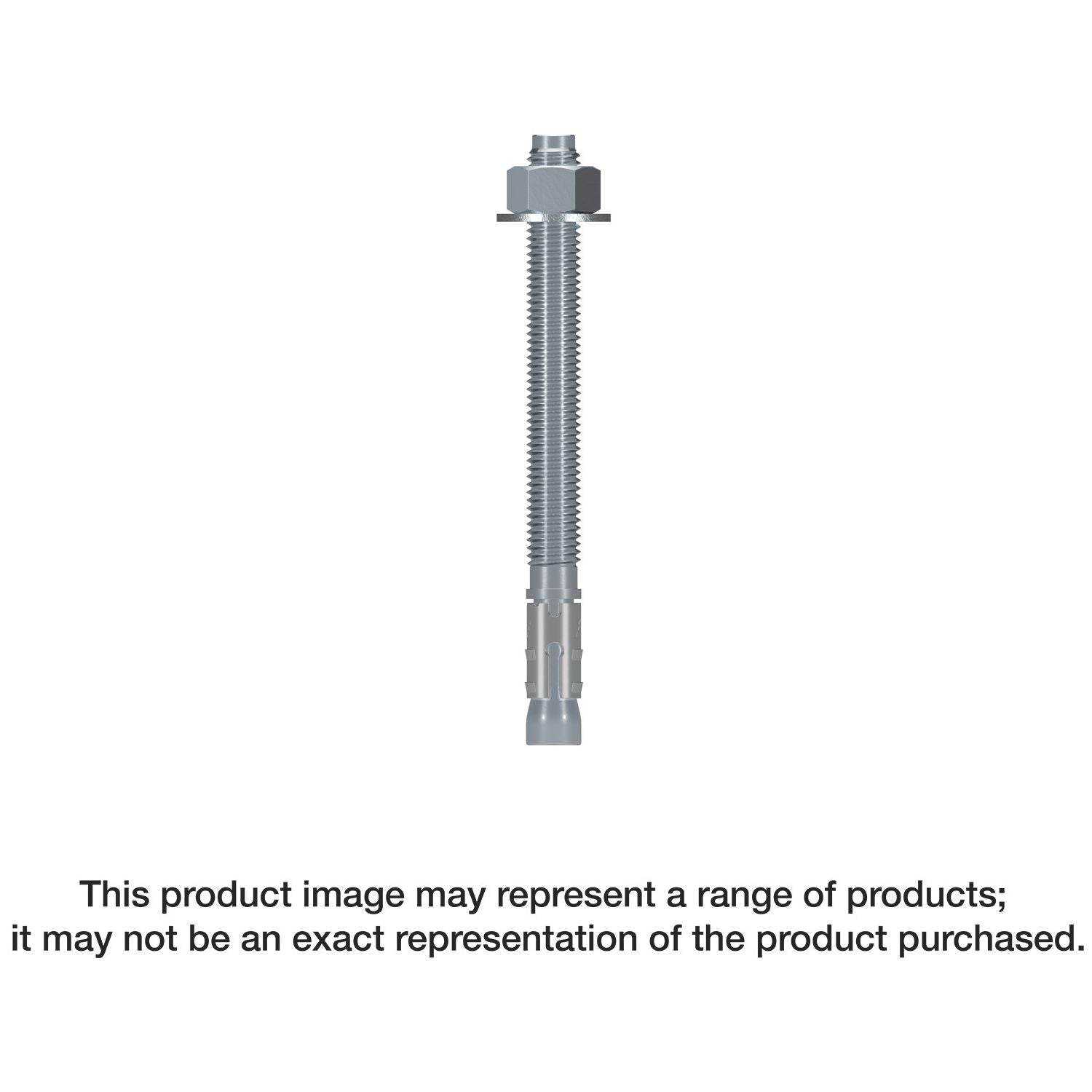 Simpson Strong-Tie STB2-751200R5 Strong-Bolt 2,  3/4-in. x 12-in. Wedge Anchor, 5-Pack