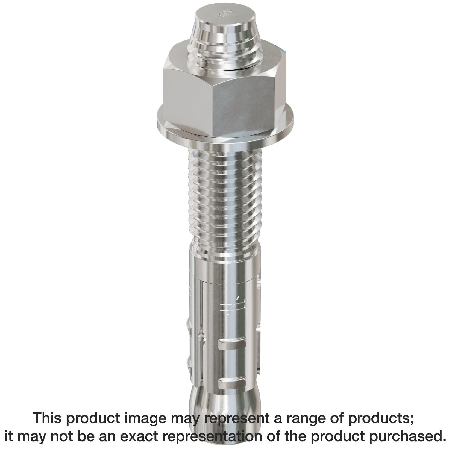 Simpson Strong-Tie STB2-754344SSR10 Strong-Bolt 2,  3/4-in. x 4-3/4-in. Type 304 Stainless-Steel Wedge Anchor, 10-Pack