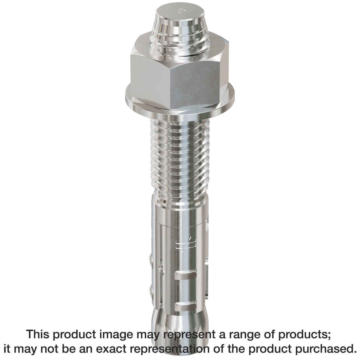 Simpson Strong-Tie STB2-754346SSR10 Strong-Bolt 2,  3/4-in. x 4-3/4-in. Type 316 Stainless-Steel Wedge Anchor, 10-Pack