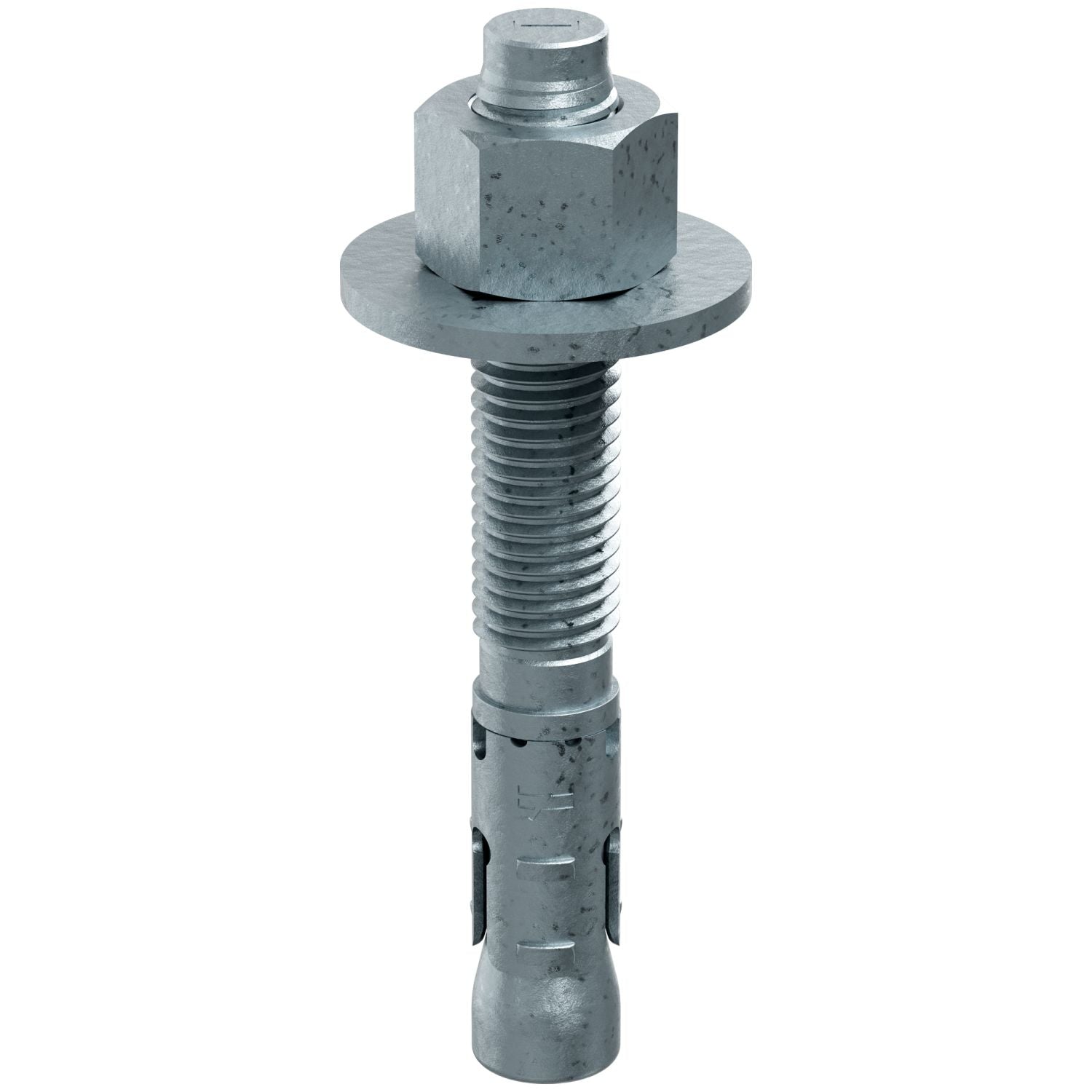 Simpson Strong-Tie STB2-75512MGF10 Strong-Bolt 2,  3/4-in. x 5-1/2-in. Mechanically Galvanized Wedge Anchor, Fully Assembled, 10-Pack